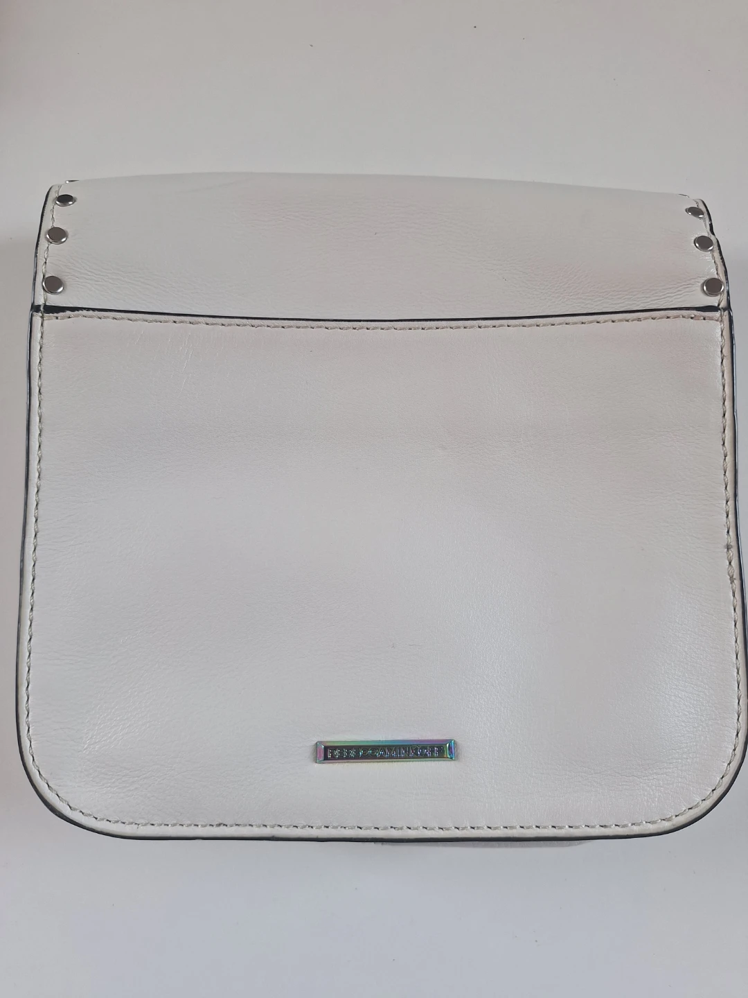 White Rebecca Minkoff Studded Crossbody Bag - photo 4