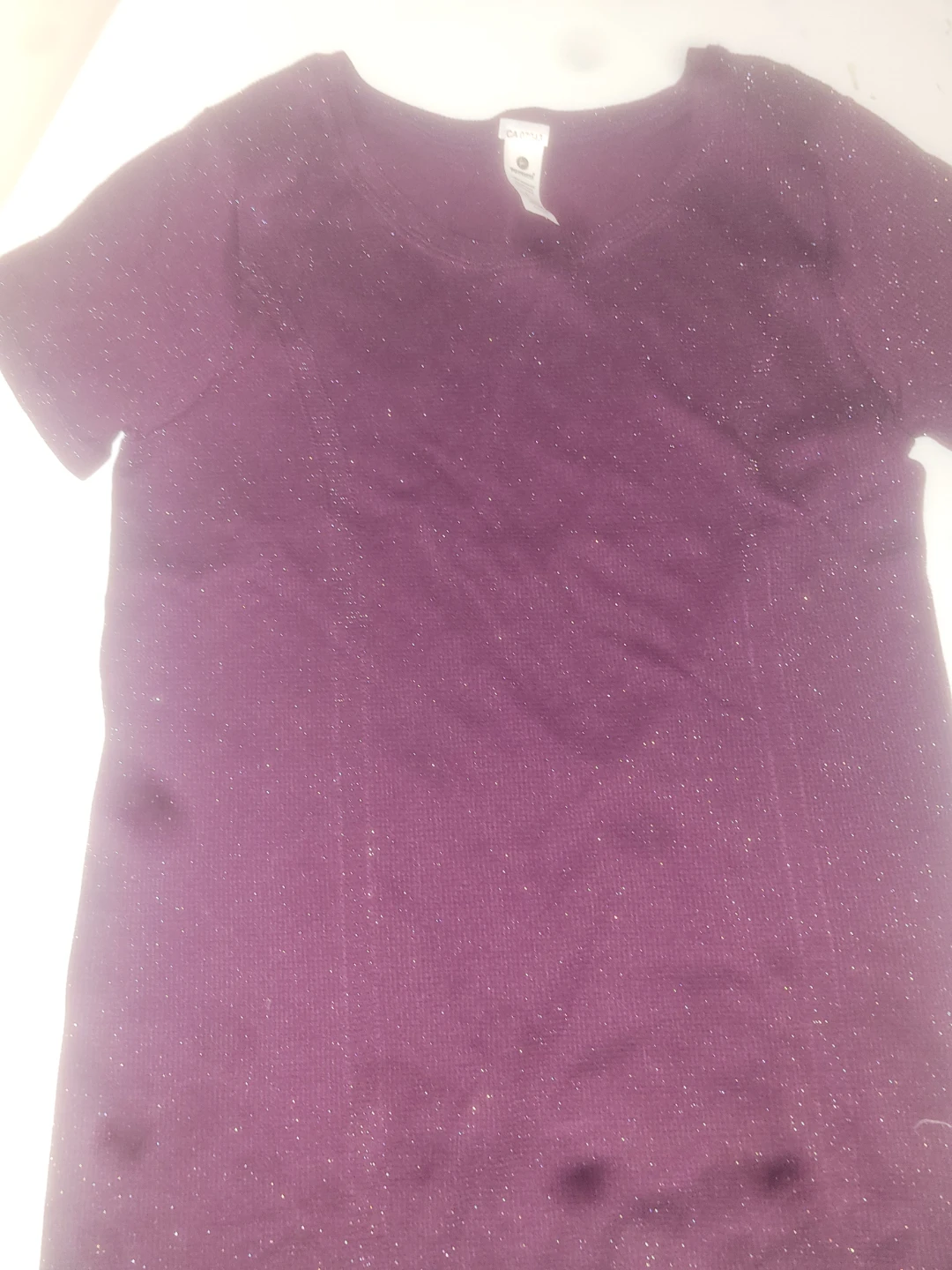 90 Degree By Reflex Lurex Seamless Short Sleeve Top