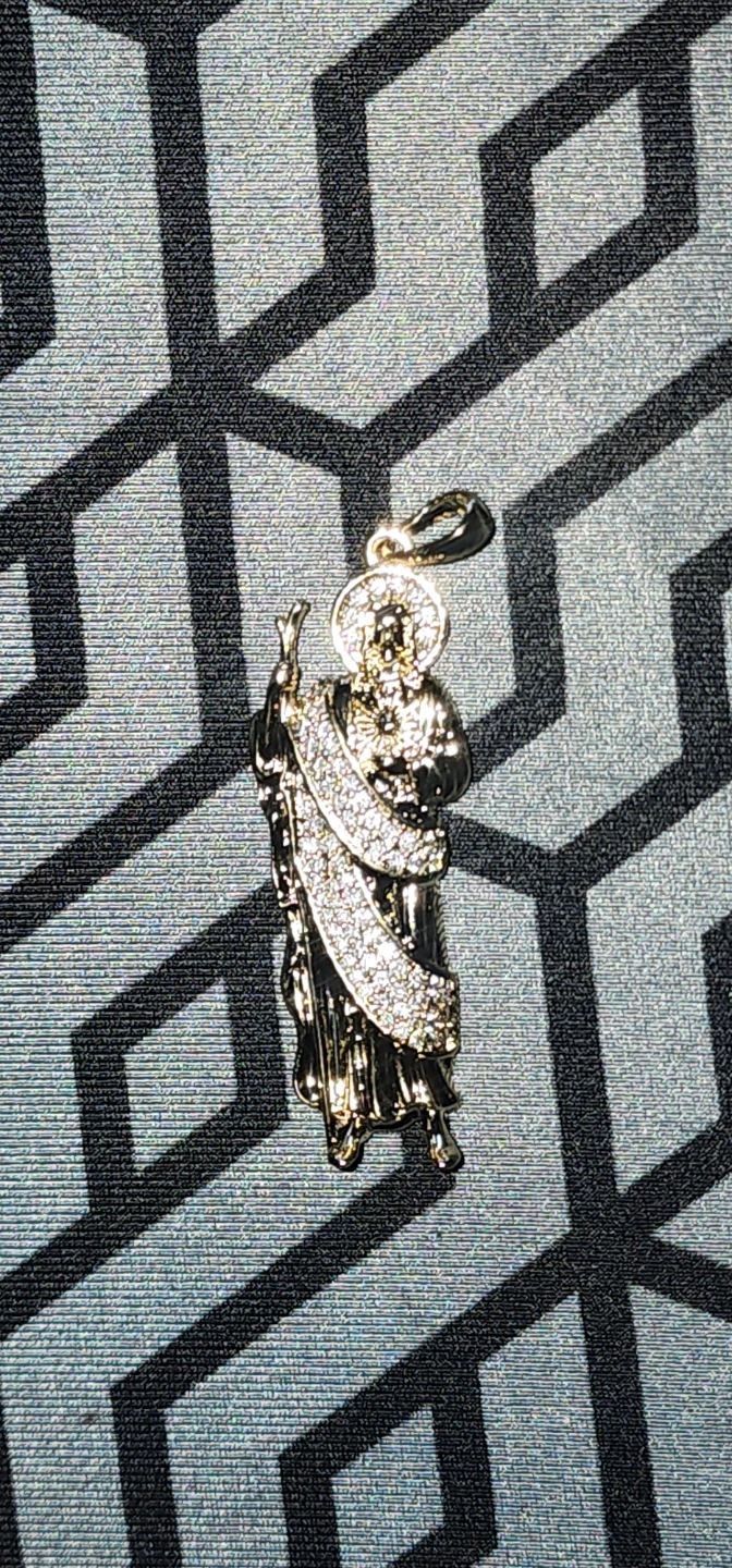 Gold plated St. Jude Pendant - photo 3