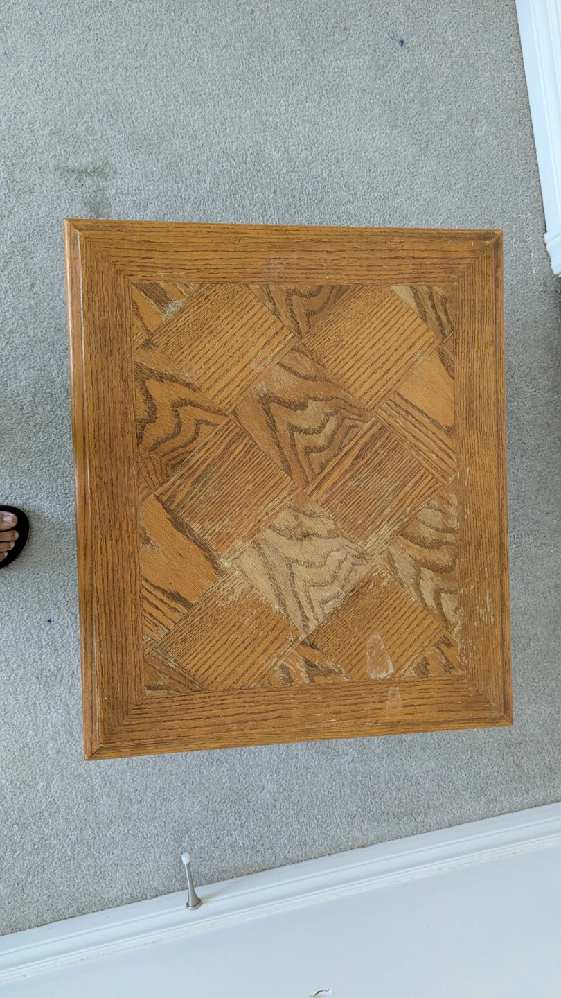 Wooden End Table - photo 2