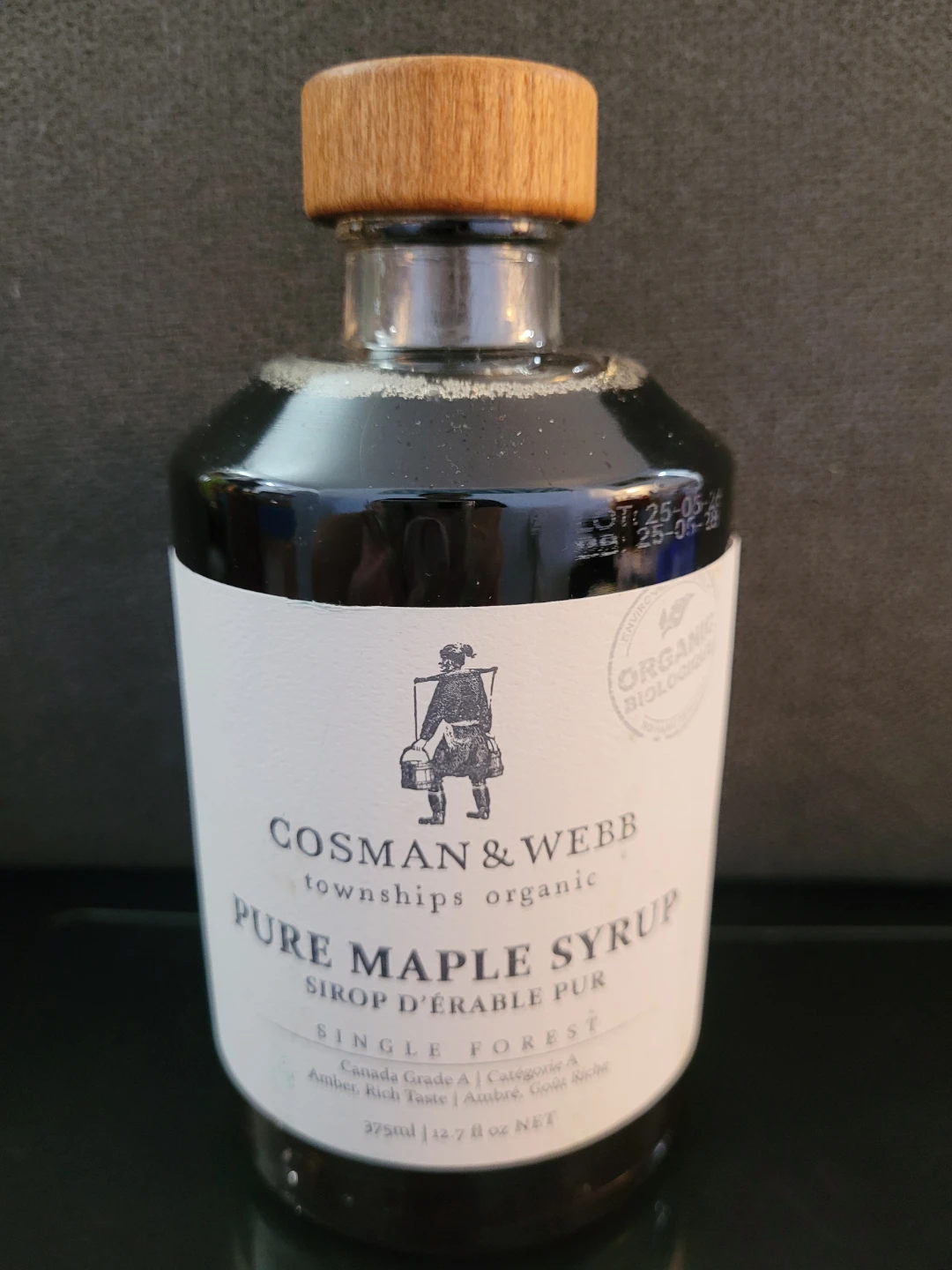 Cosman & Webb Organic Pure Maple Syrup