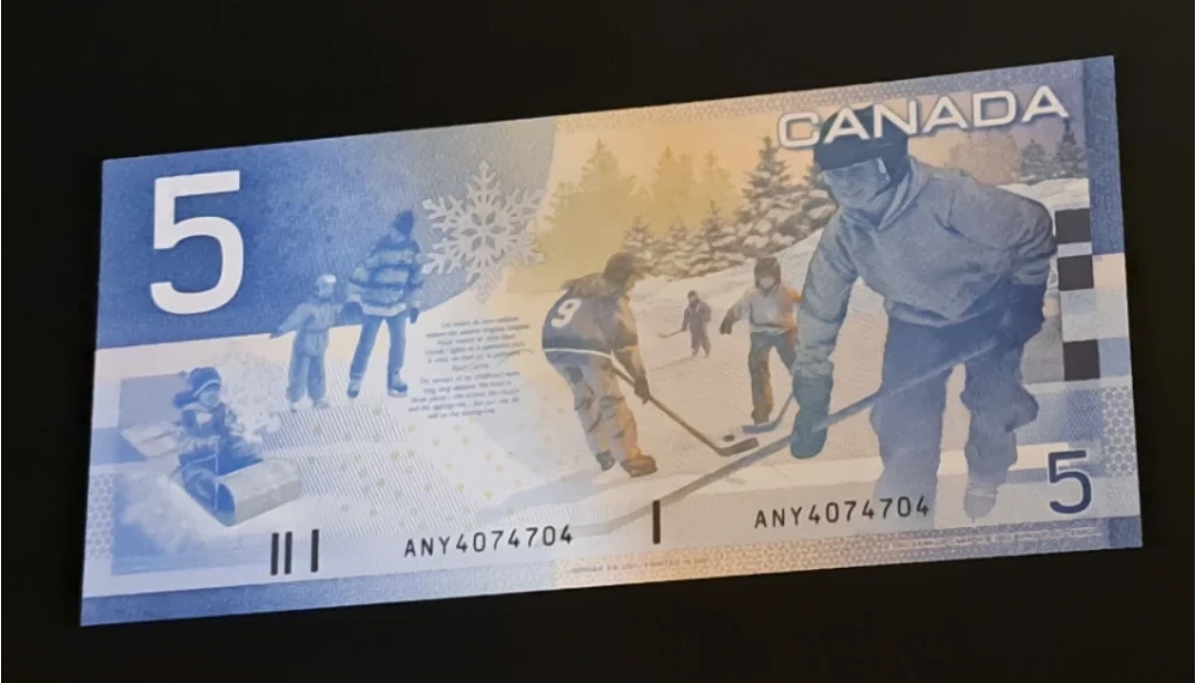 Canada $5 Bank Note, 3-Digit Radar ANY4074704 - photo 3