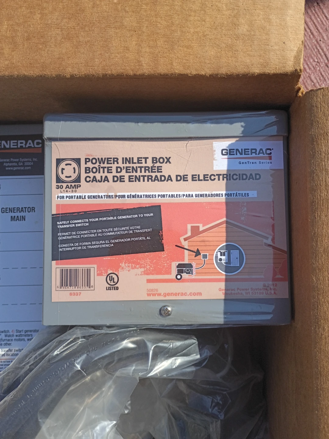 Generac 30 Amp Transfer Switch Kit - photo 2