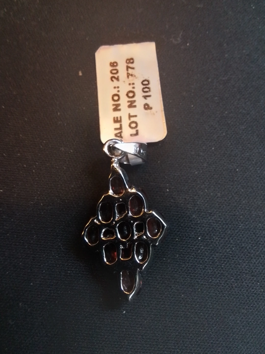 Exquisite Vintage Sterling Silver & Natural Red Garnet - photo 3