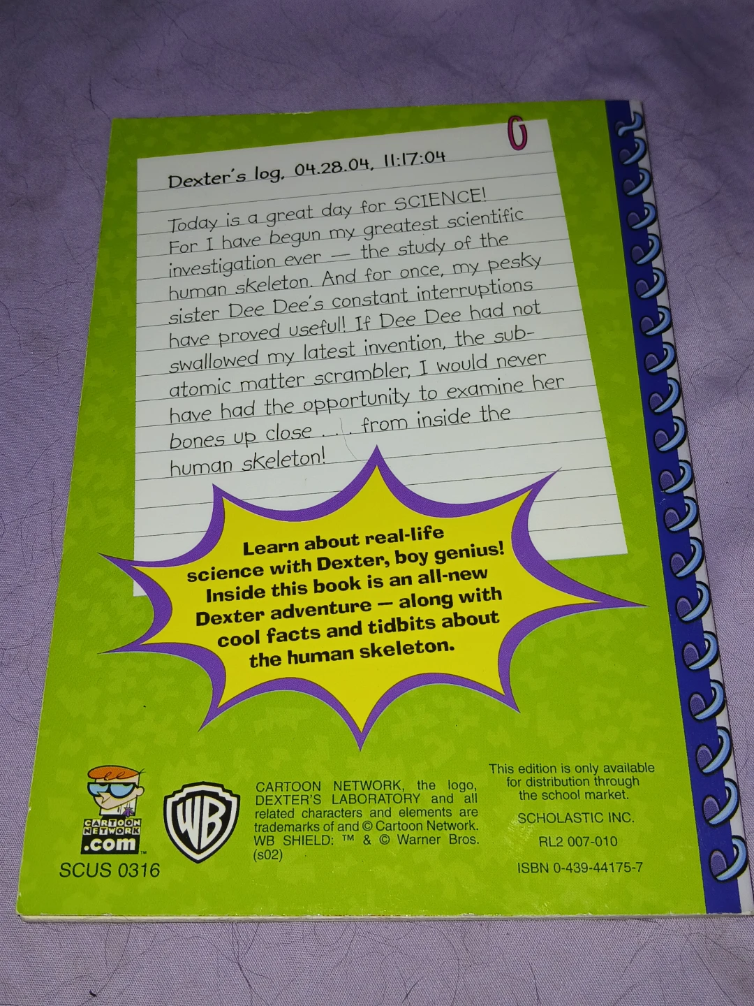 Dexter's Laboratory Science Log #1: Dee Dee's Amazing Bones Book - photo 4