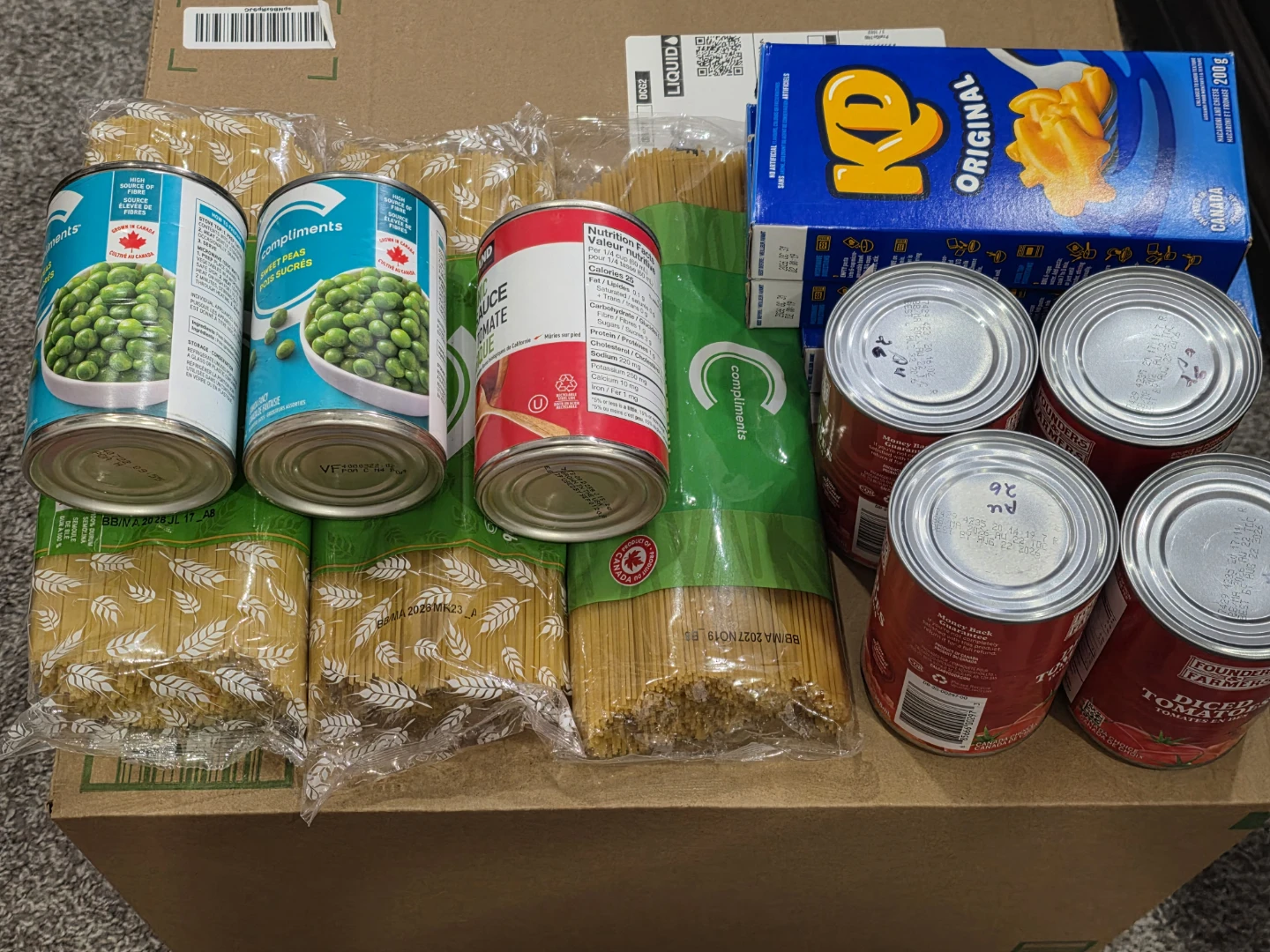 Free food items