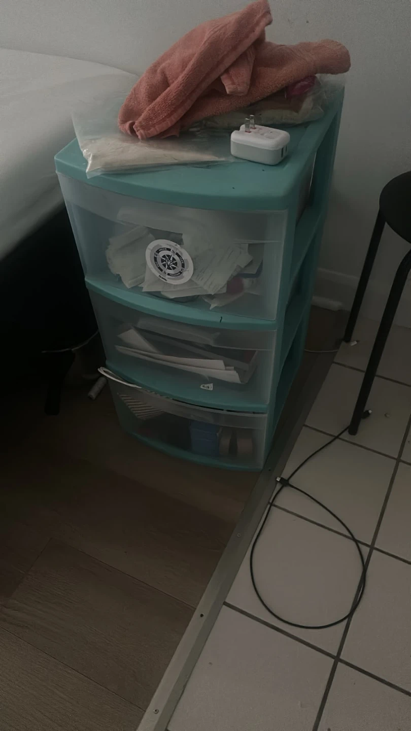 3-Drawer Plastic Storage Tower @ 600 fleet street