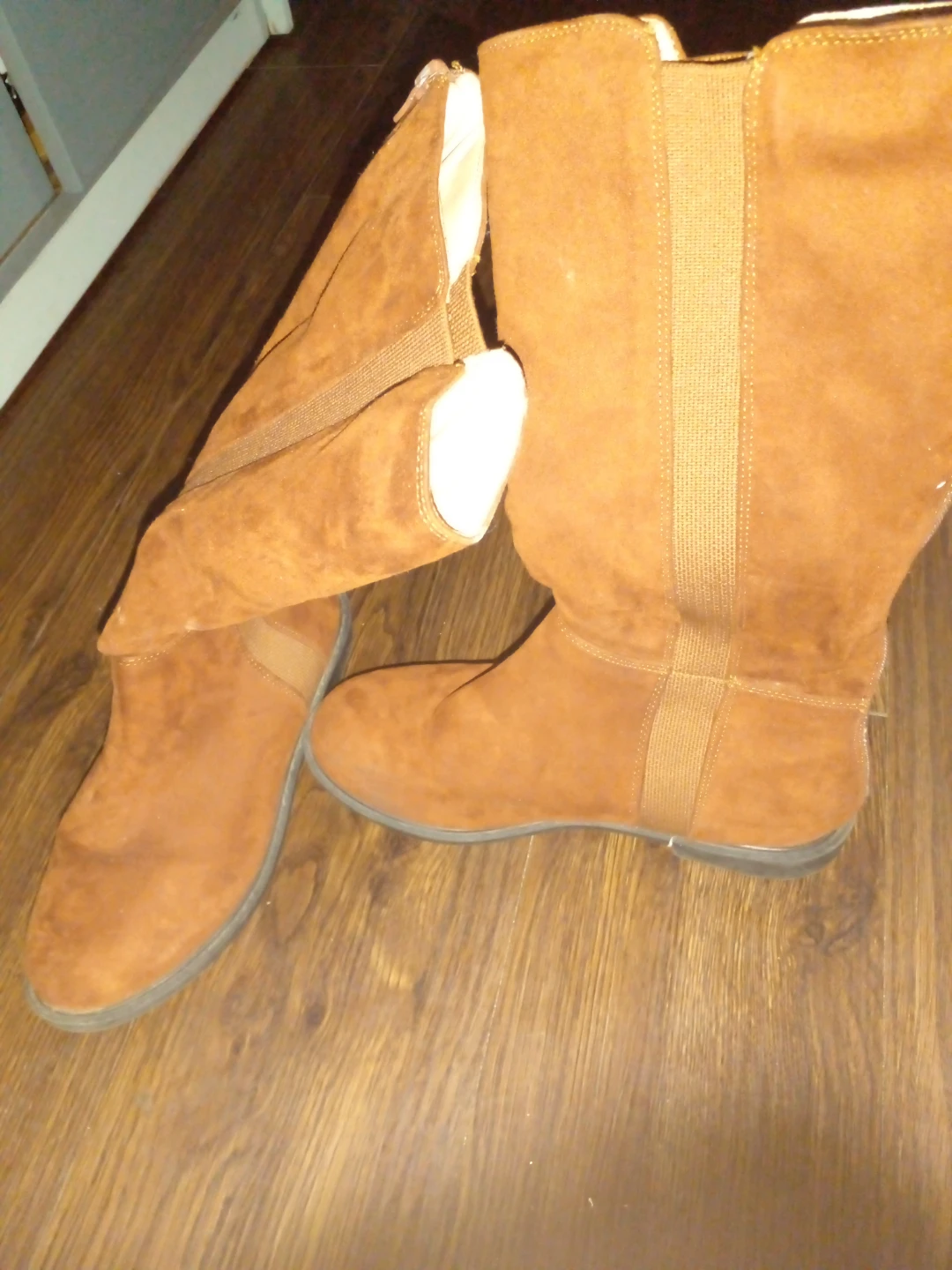 Brown Suede Boots