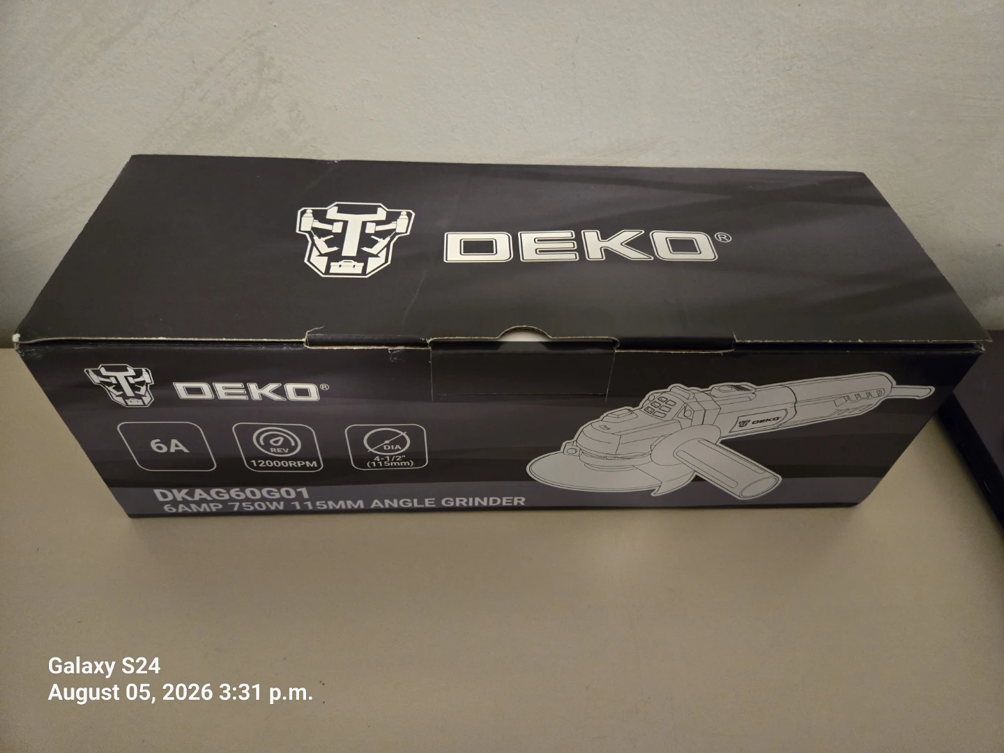 DEKO 750W 115mm Angle Grinder