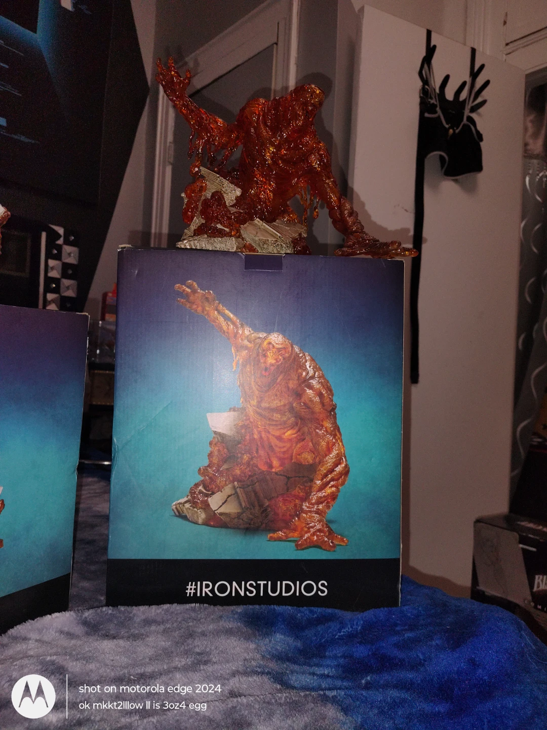 Iron Studios Molten Man Statue