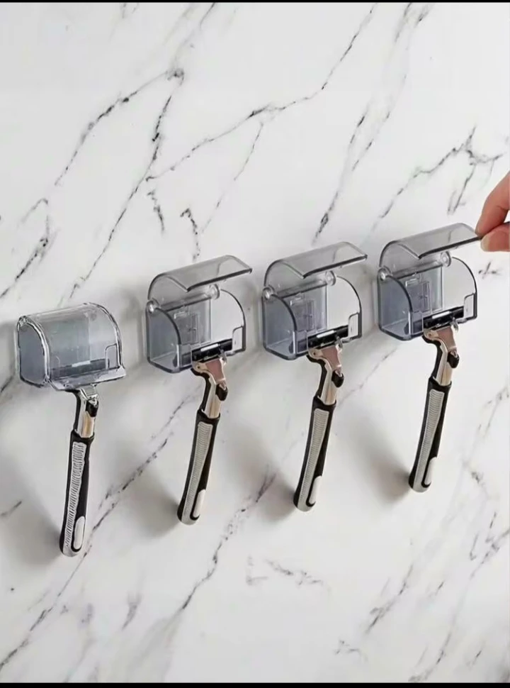 Razor Holder Wall Mount Clear - photo 4