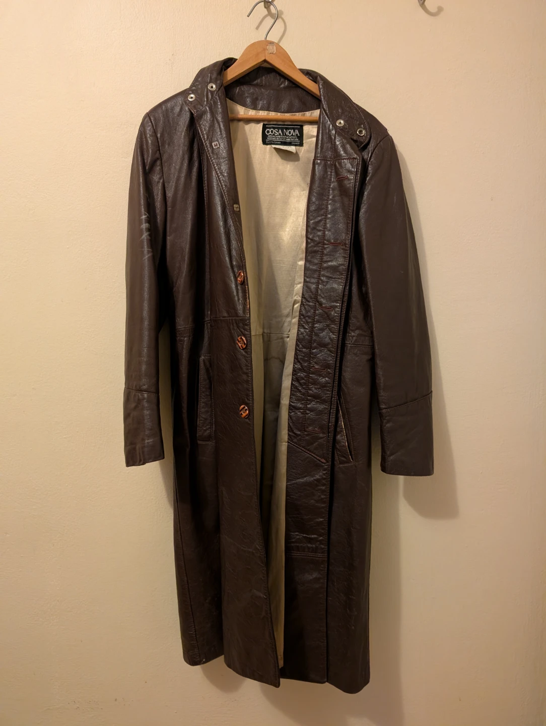 Cosa Nova Genuine Suede & Leather Duster/long coat