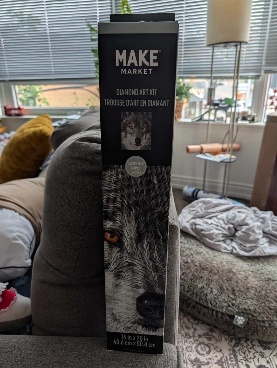 MAKE MARKET Diamond Art Kit - Wolf Design