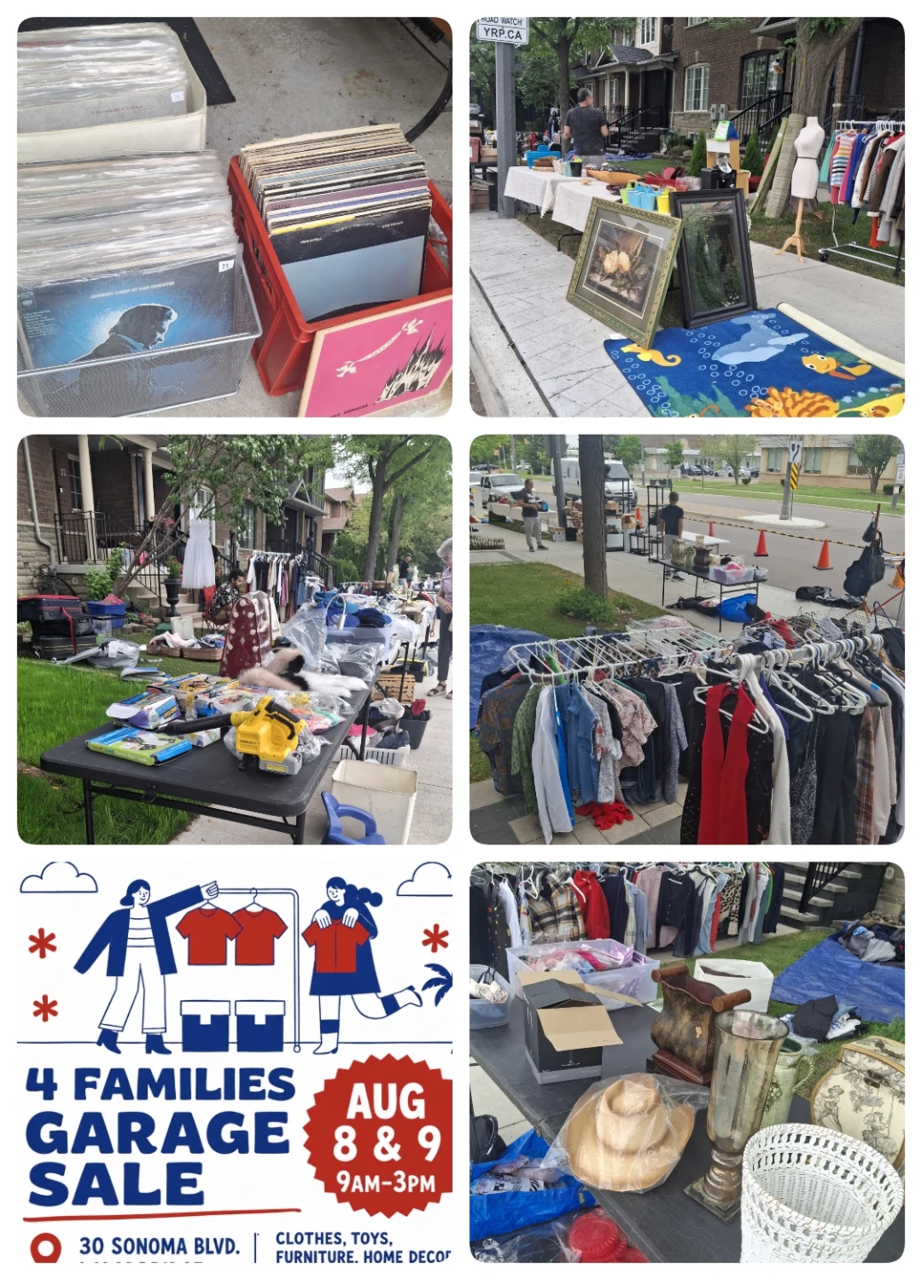 Garage sale this weekend
