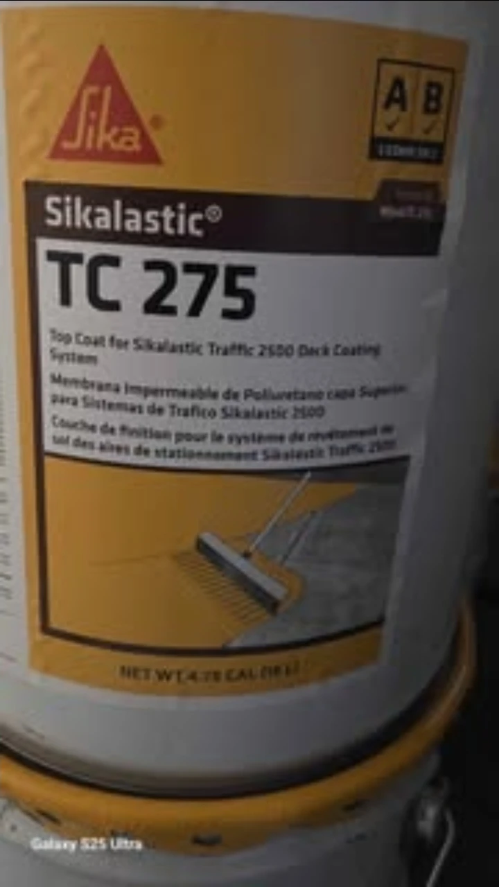 Sika Sikalastic TC 275 Top Coat - Charcoal