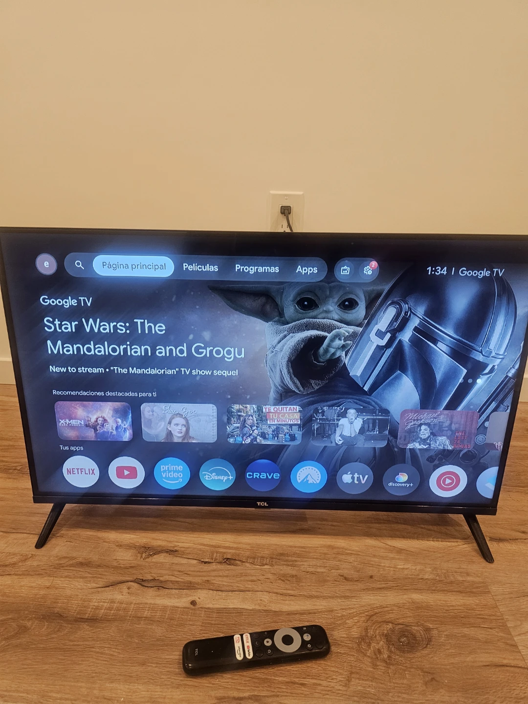 TCL Google TV with Remote