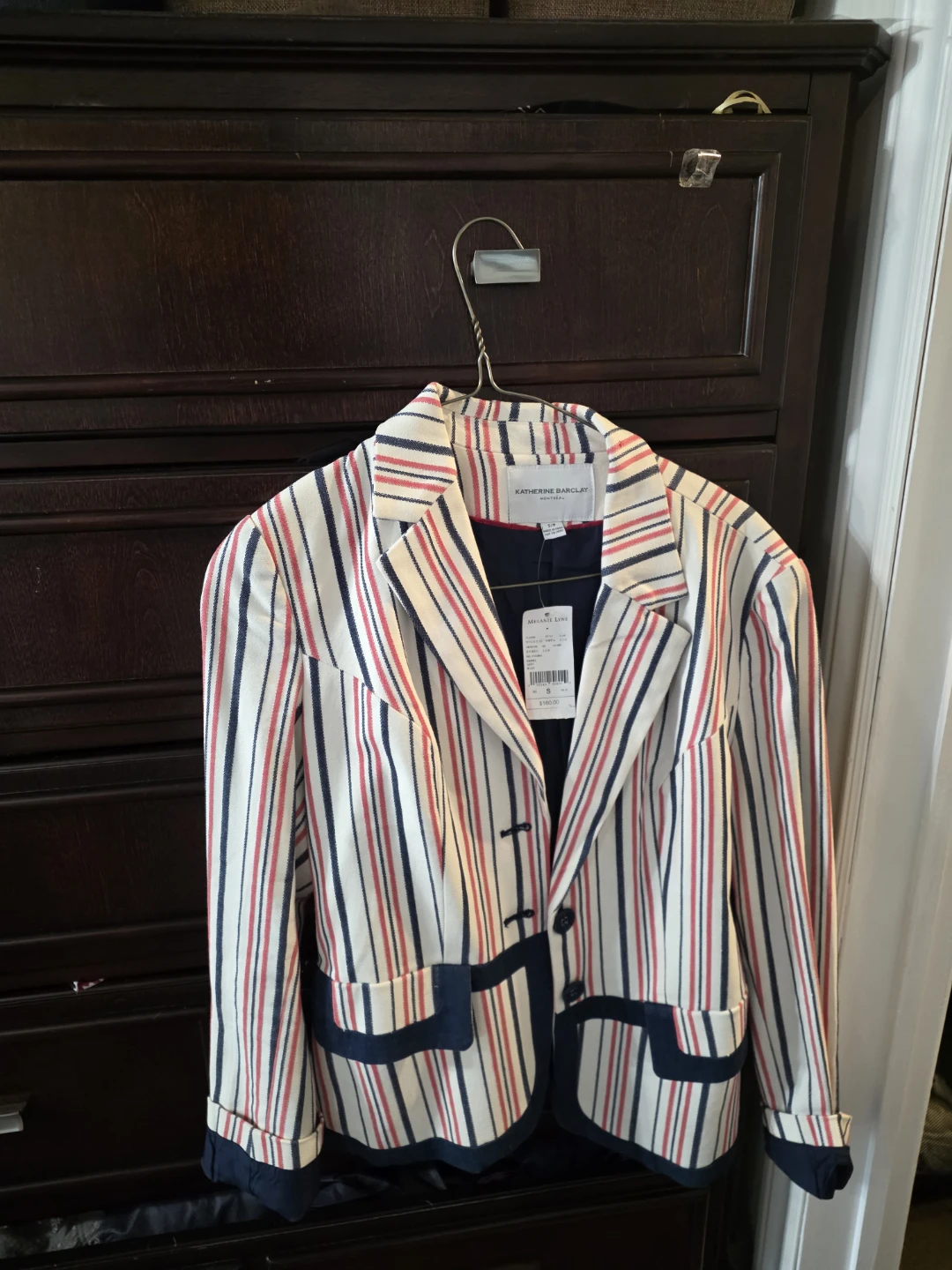 KATHERINE BARCLAY Striped Blazer