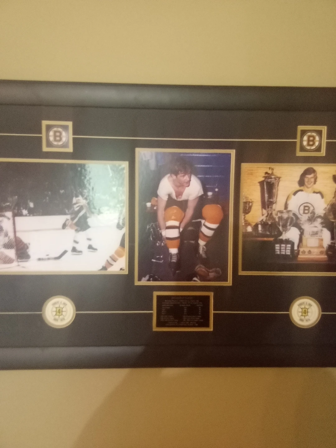 Bobby Orr Framed Photo Display Boston Bruins 1966-1976