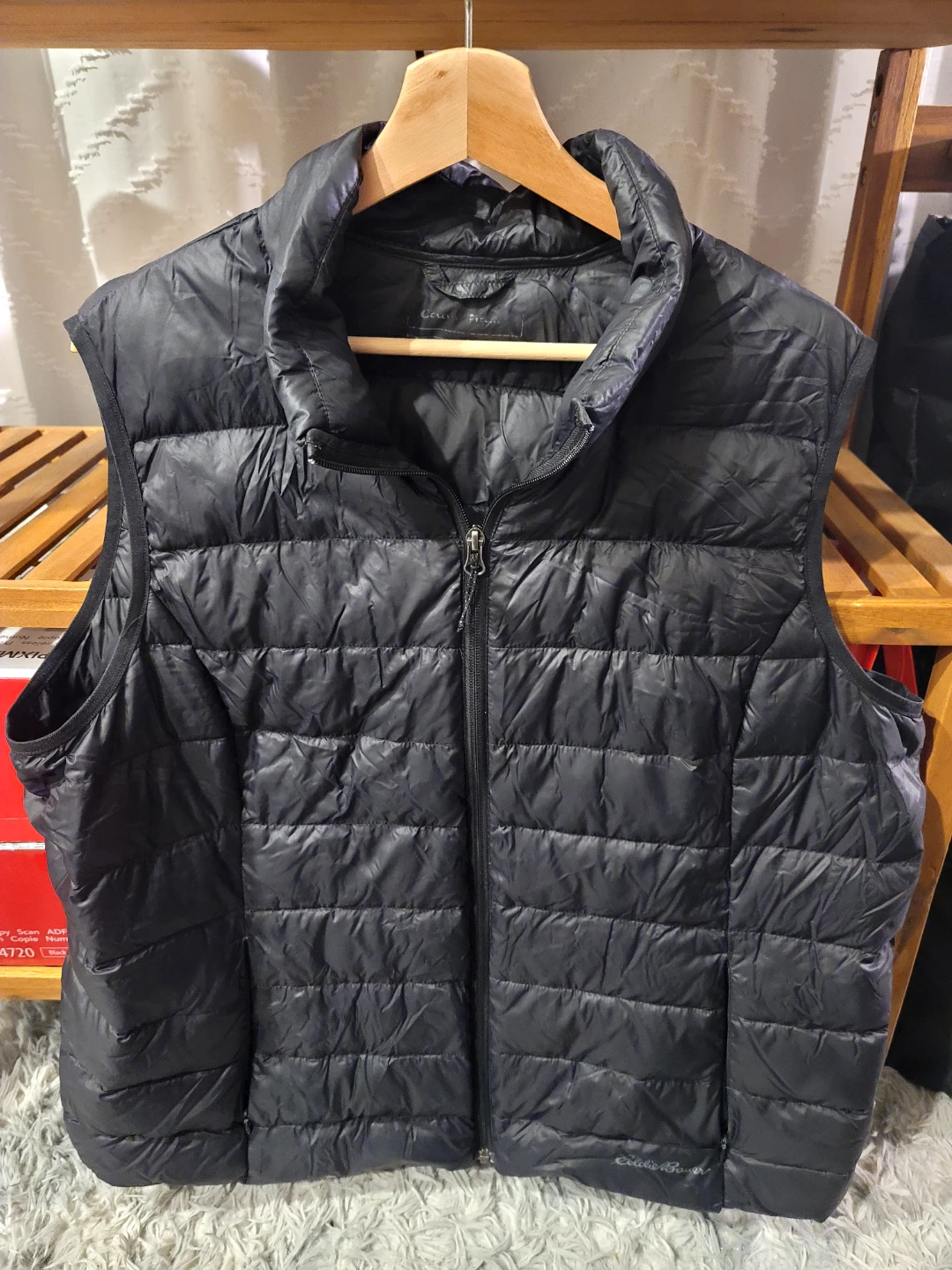 Women's Eddie Bauer Black Puffer Vest-XL - photo 3