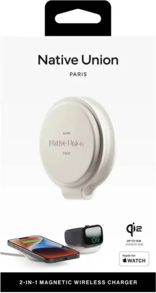 Native Union 2-in-1 Magnetic Wireless Charger