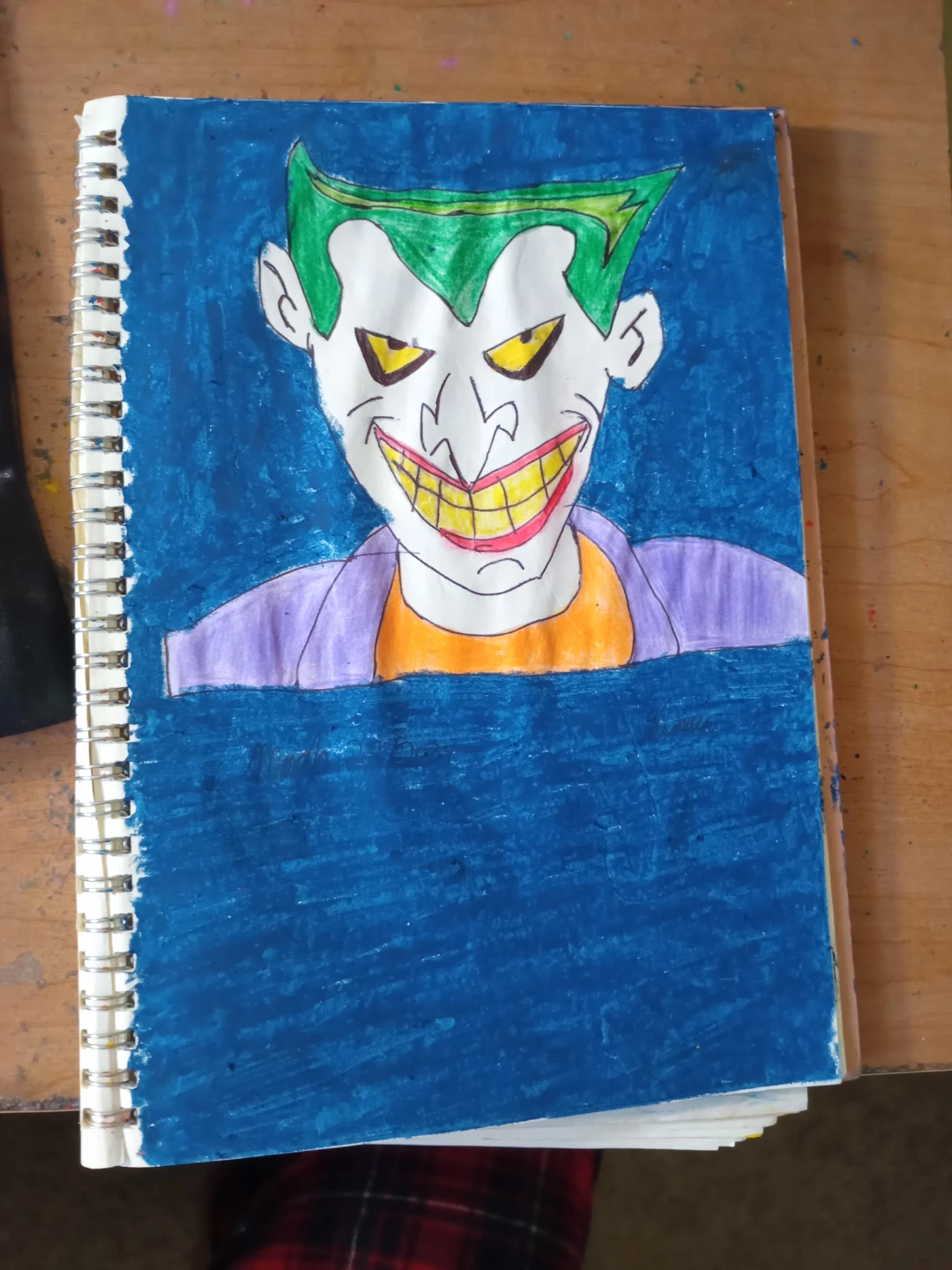 Joker Redone with Blue Background - photo 3