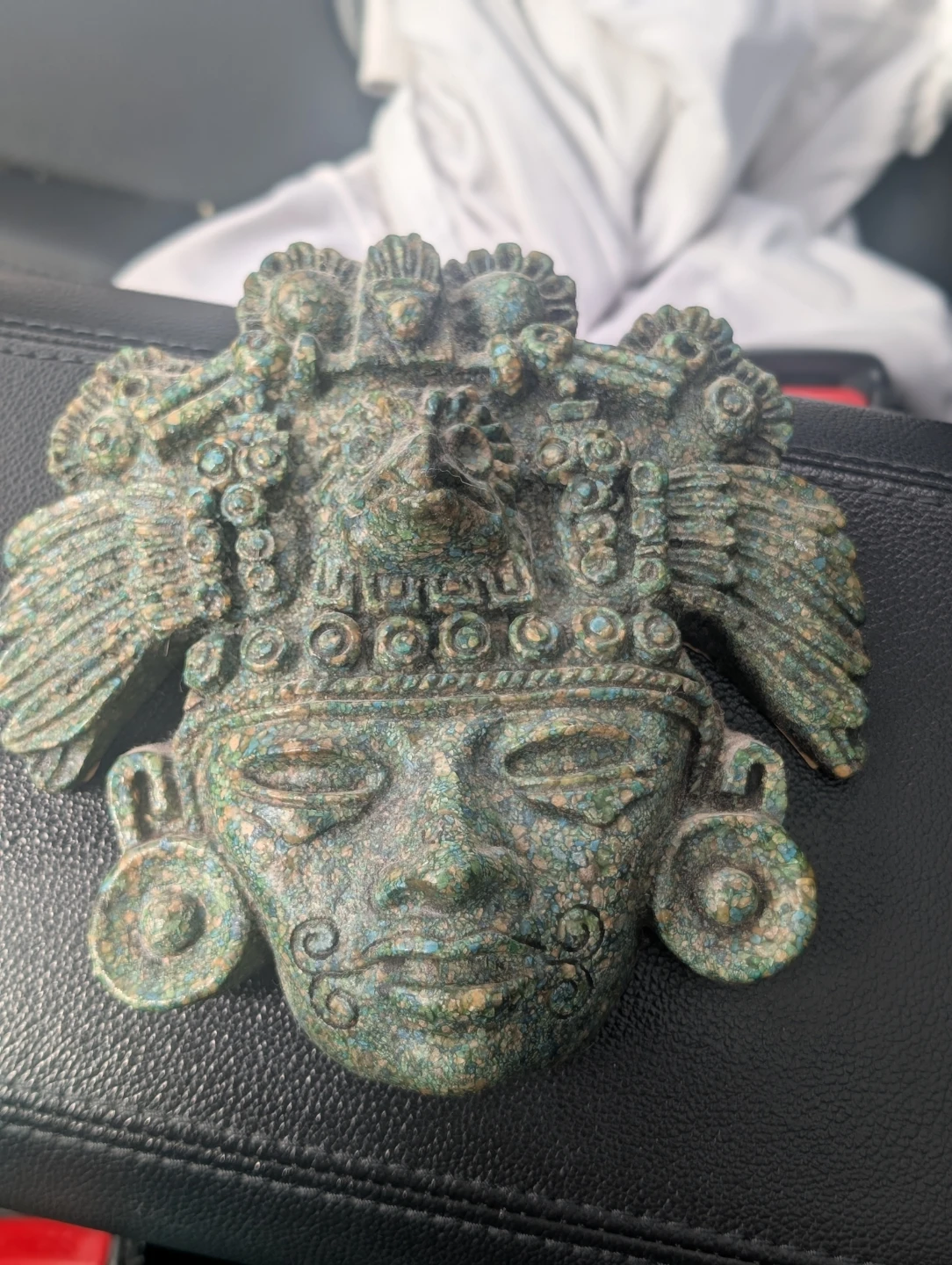 Vintage Aztec Mask Wall Hanging