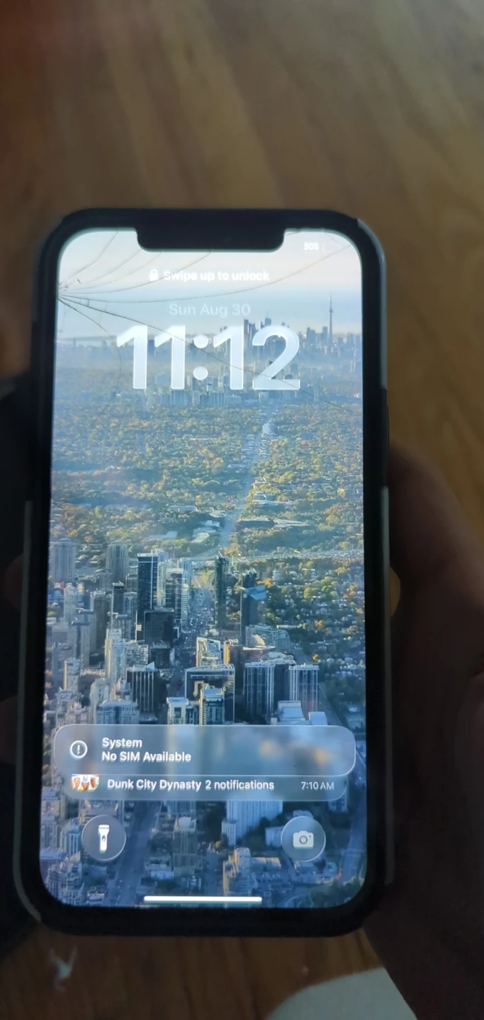 iPhone 12 pro max (cracked screen)