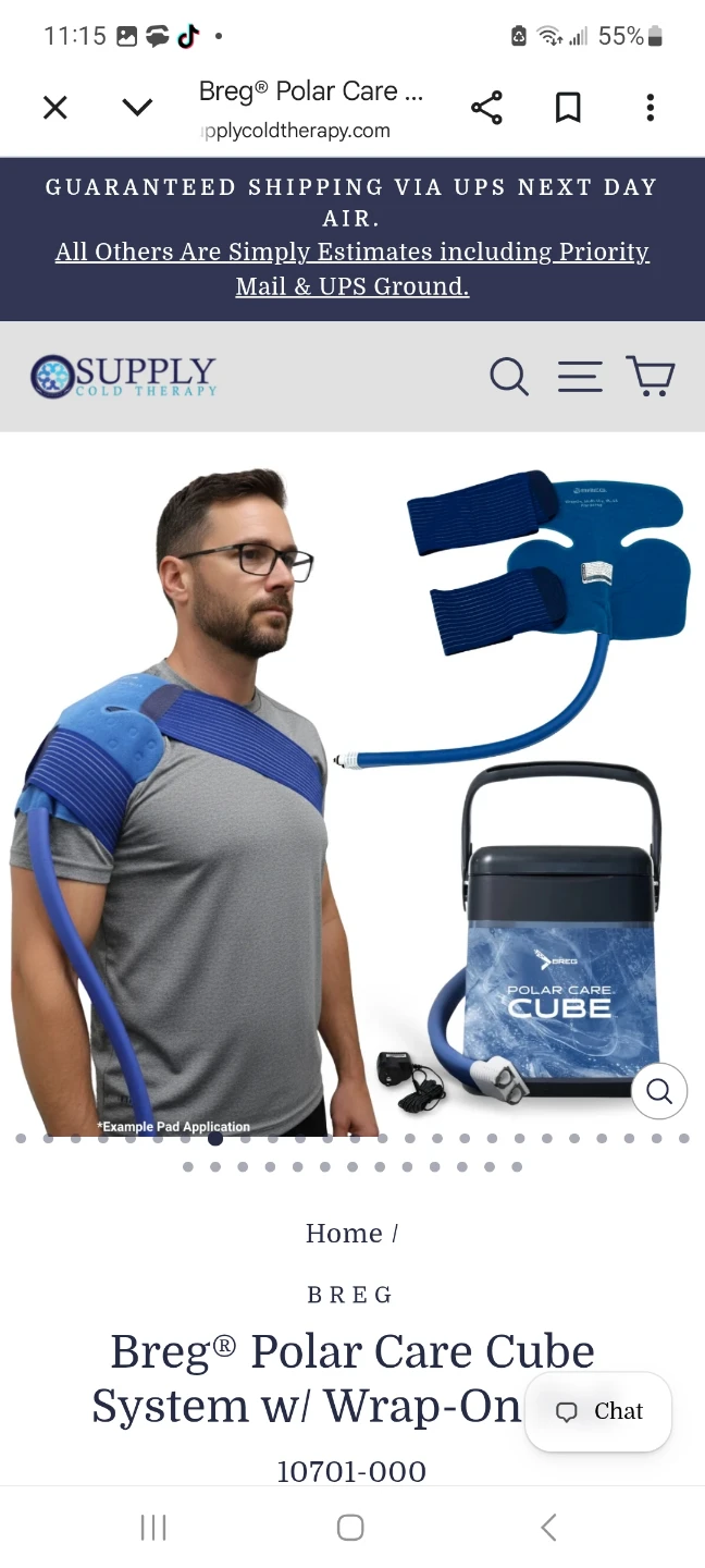 Breg Polar Care Cube System w/ Wrap-On Pads - photo 4