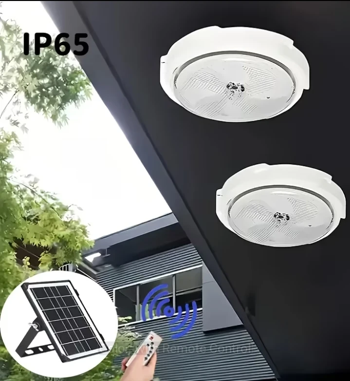 (BRAND NEW) Solar Ceiling Light with Remote Control