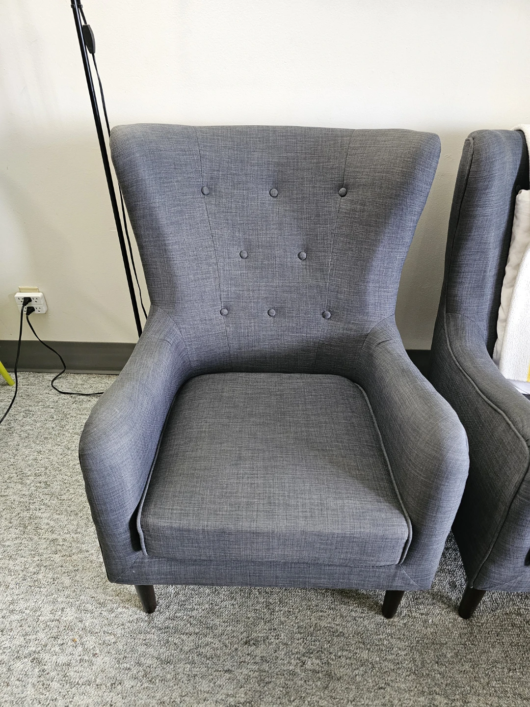 Grey Armchair