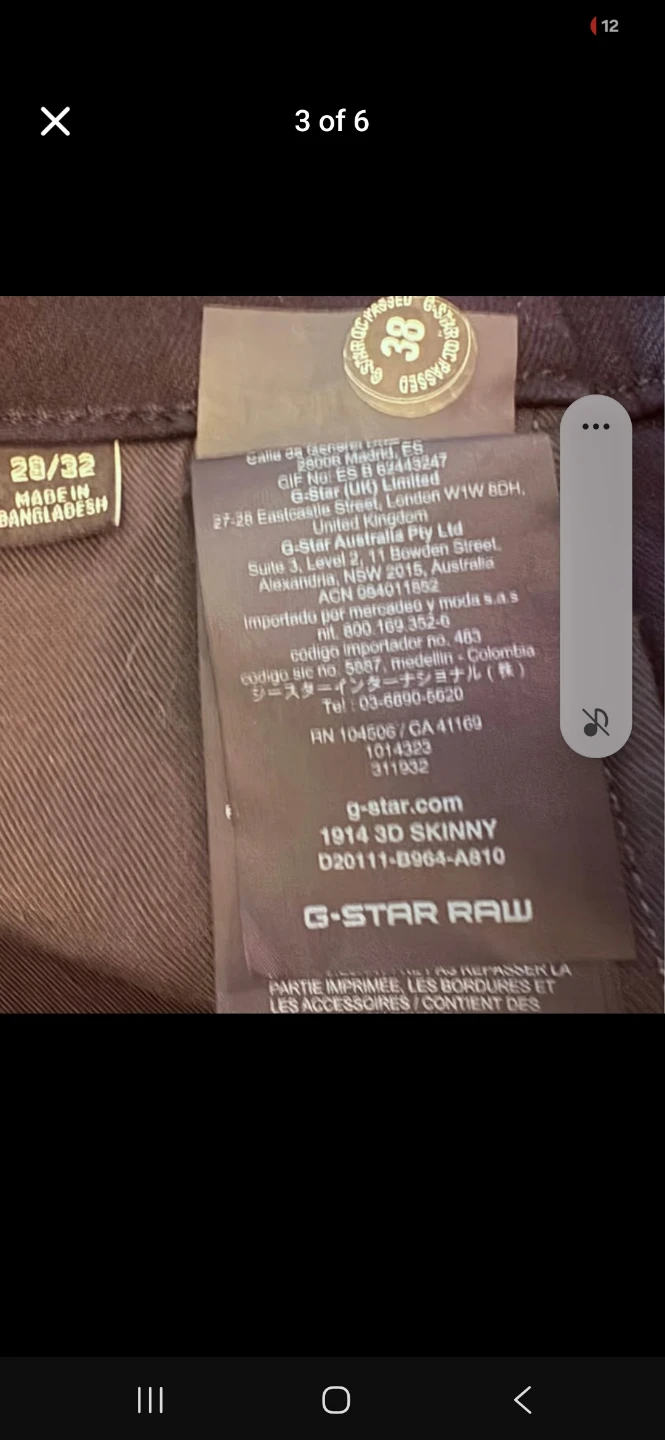 75%  OFF G-Star RAW 1914 3D Skinny Jeans - photo 4