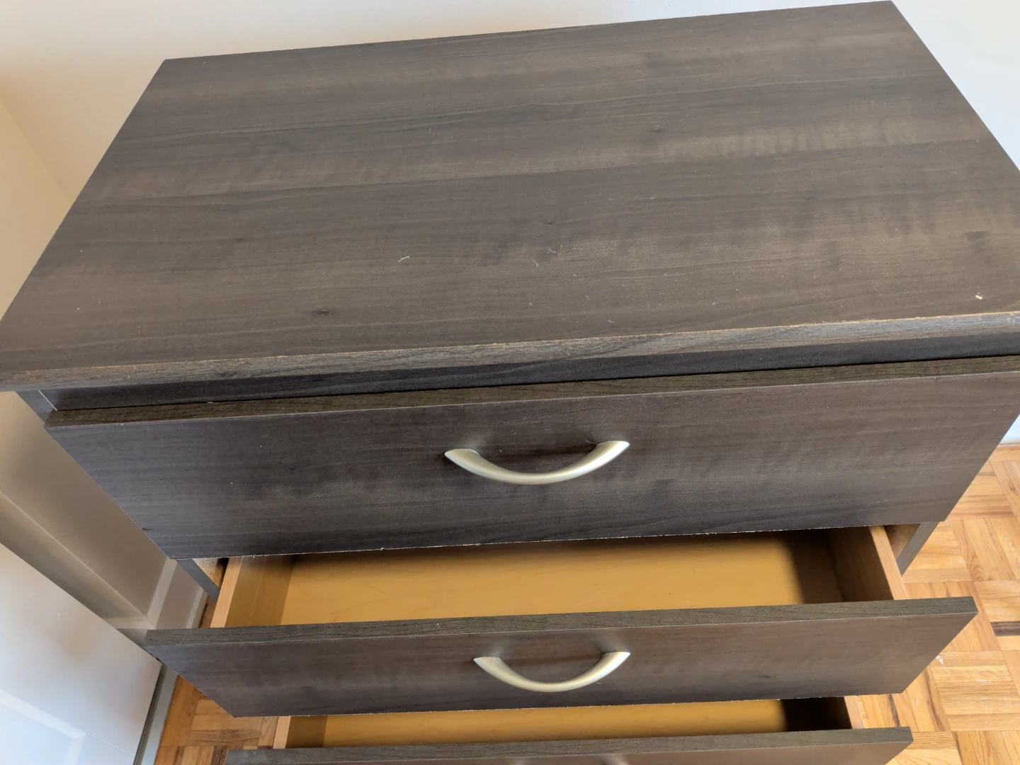 Dark Wood 4-Drawer Dresser - photo 4