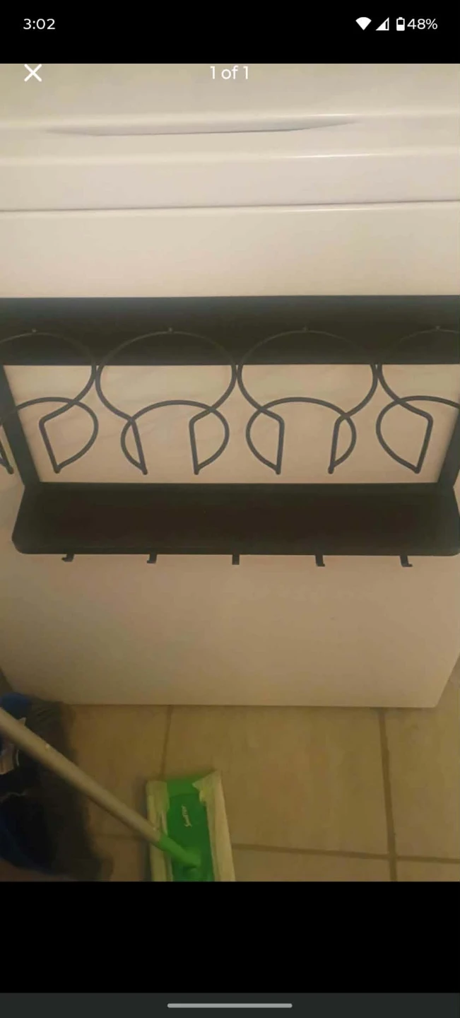 Magnetic wine rack