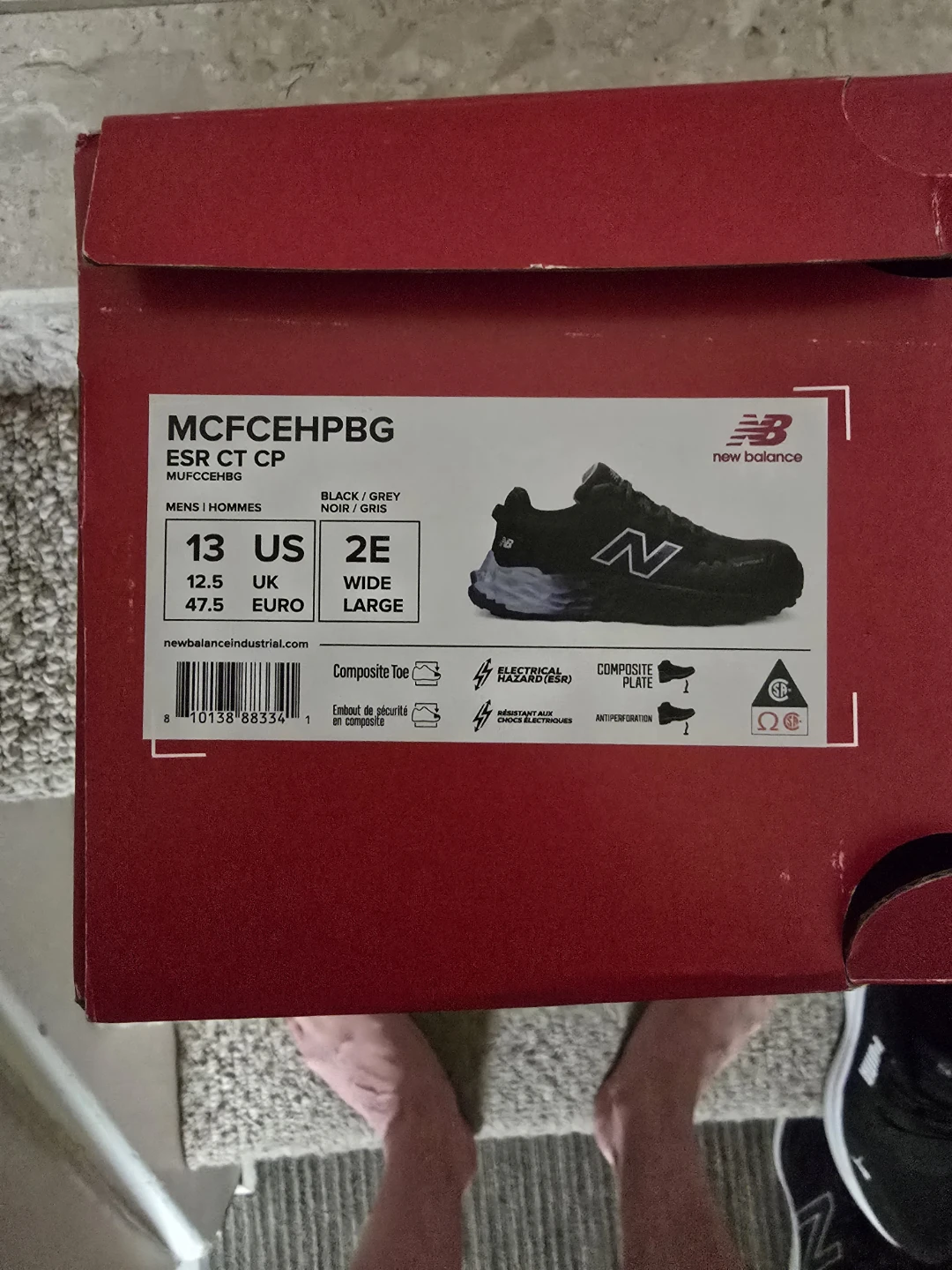 New Balance safety Shoes - photo 3