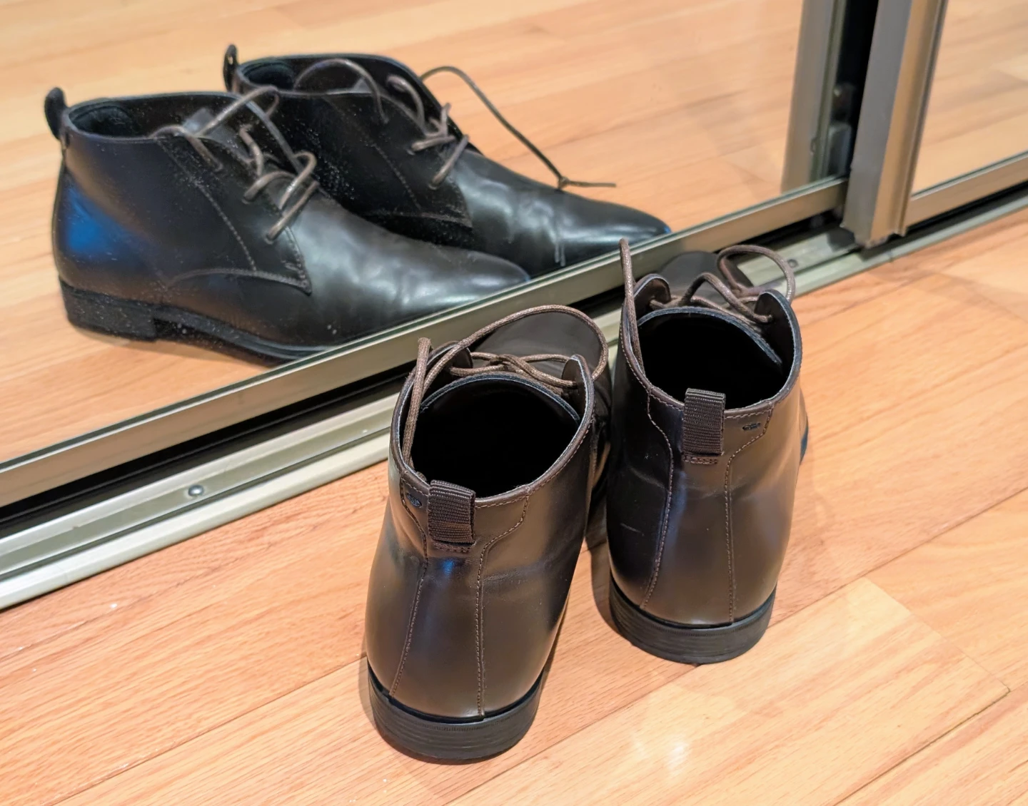 Call It Spring Men's Dark Brown Vegan Chukka Boots - photo 3
