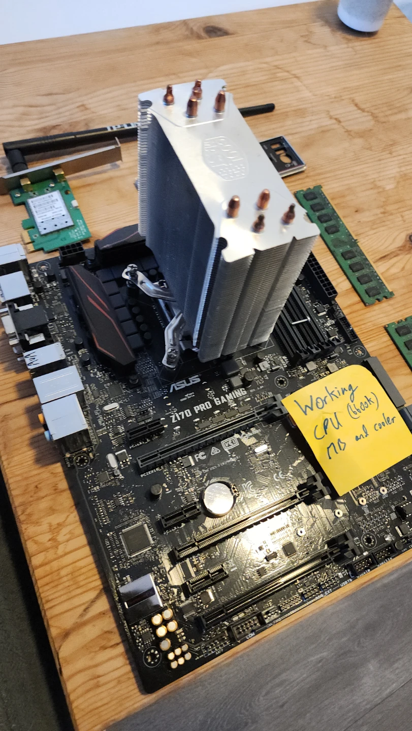 ASUS Z170 PRO GAMING Motherboard+ i5 CPU+ Heatsink+ WiFi+ RAM - photo 2