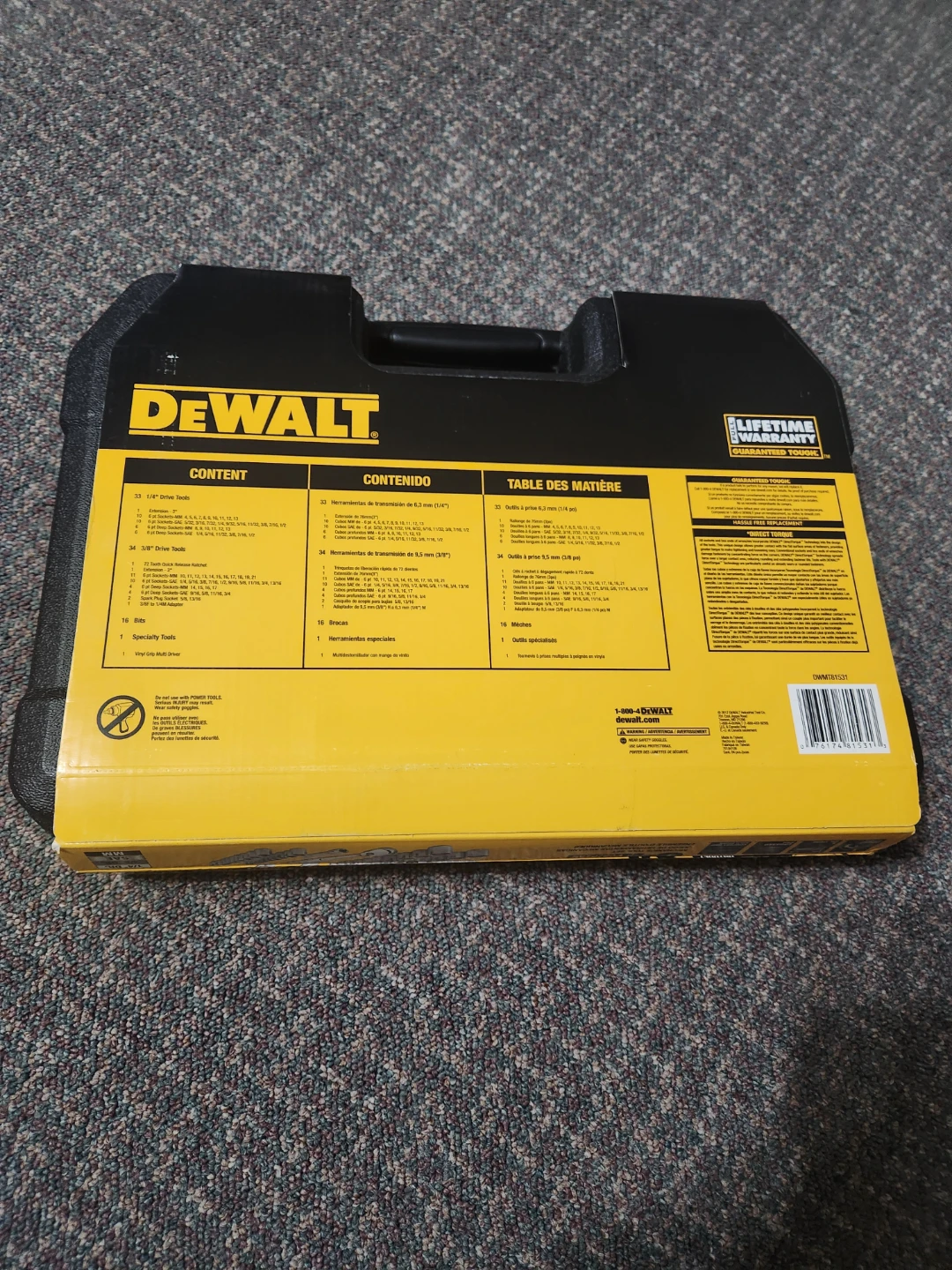 DEWALT 84-Piece Mechanics Tool Set - photo 2