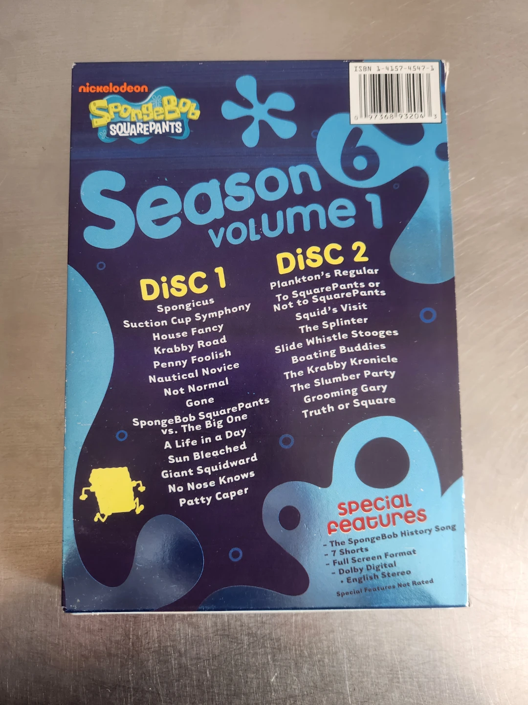 SpongeBob SquarePants Season 6 Volume 1 DVD - photo 2