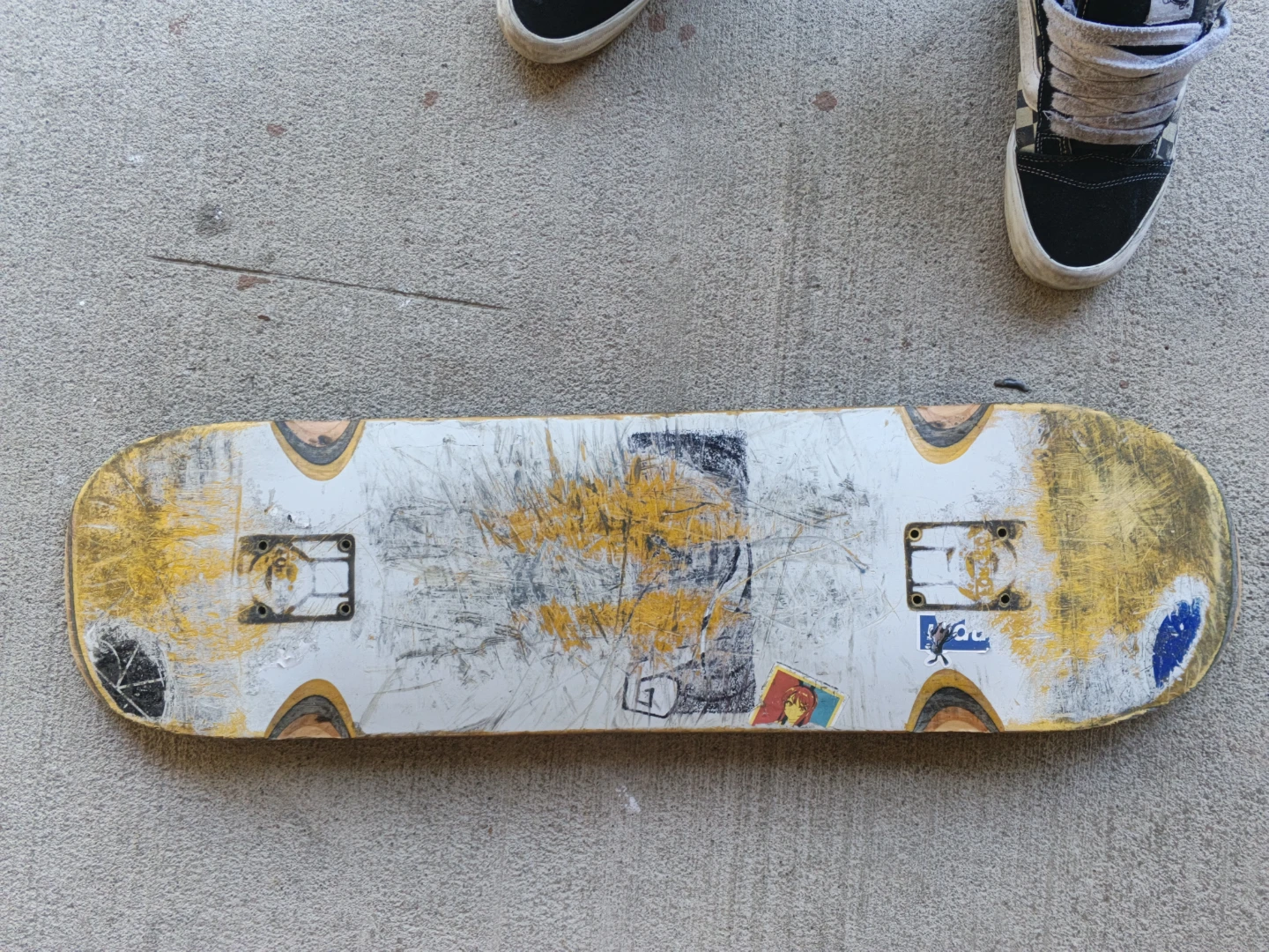 Skateboard Deck with Frog Graphic - photo 2
