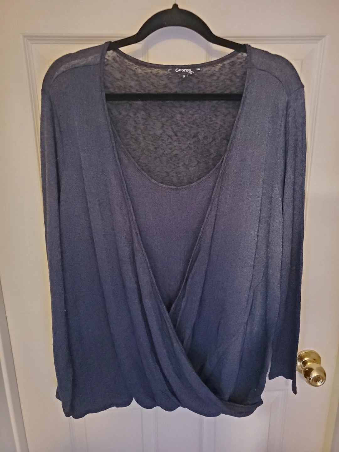 Dark Gray Plus Size Knit Top