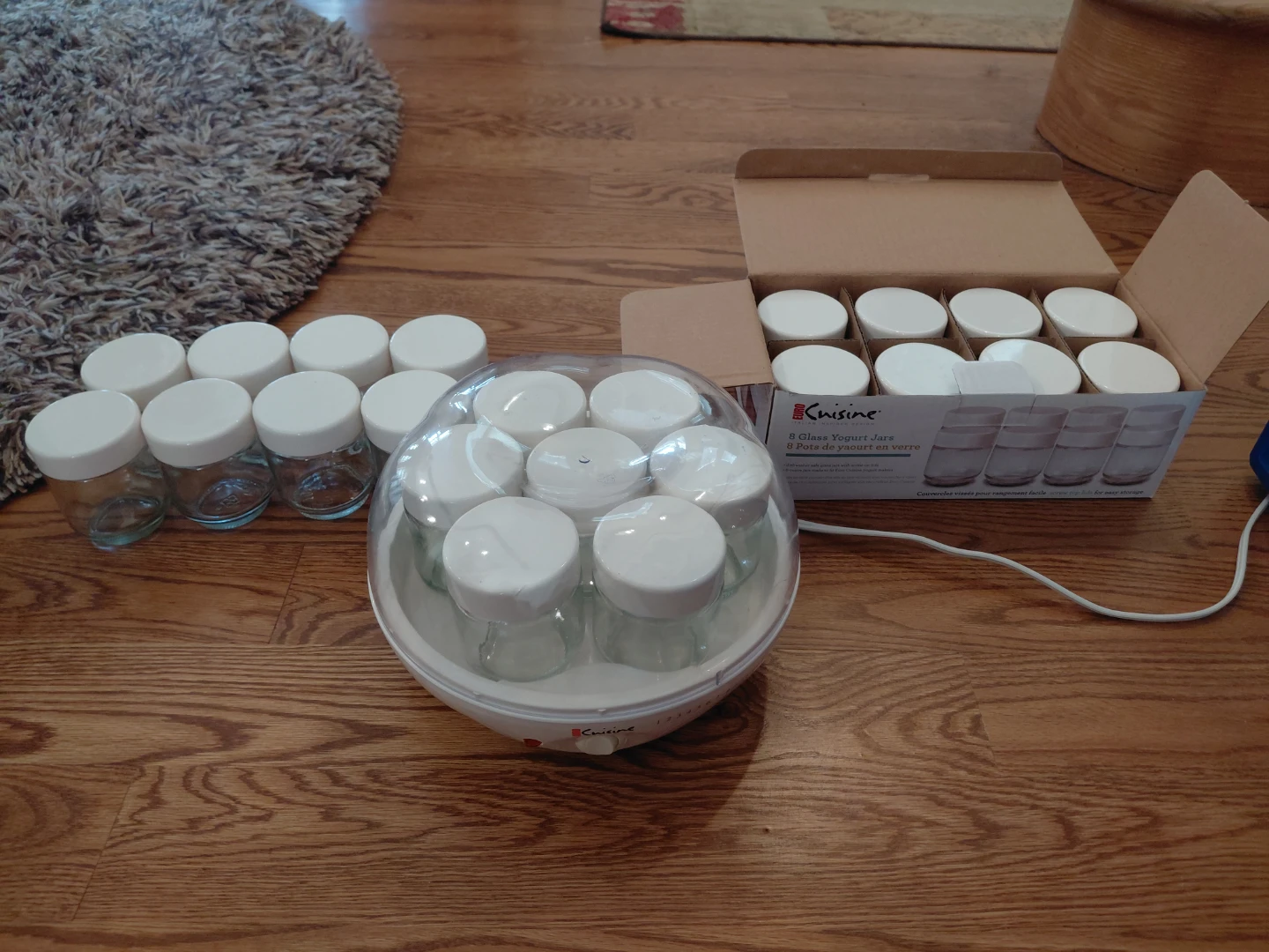 Euro Cuisine Electric Yogurt Maker + Extra Glass Jars