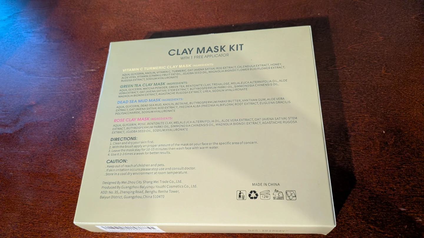 4Pcs Face Mask Set -Skin Care Mask - photo 2