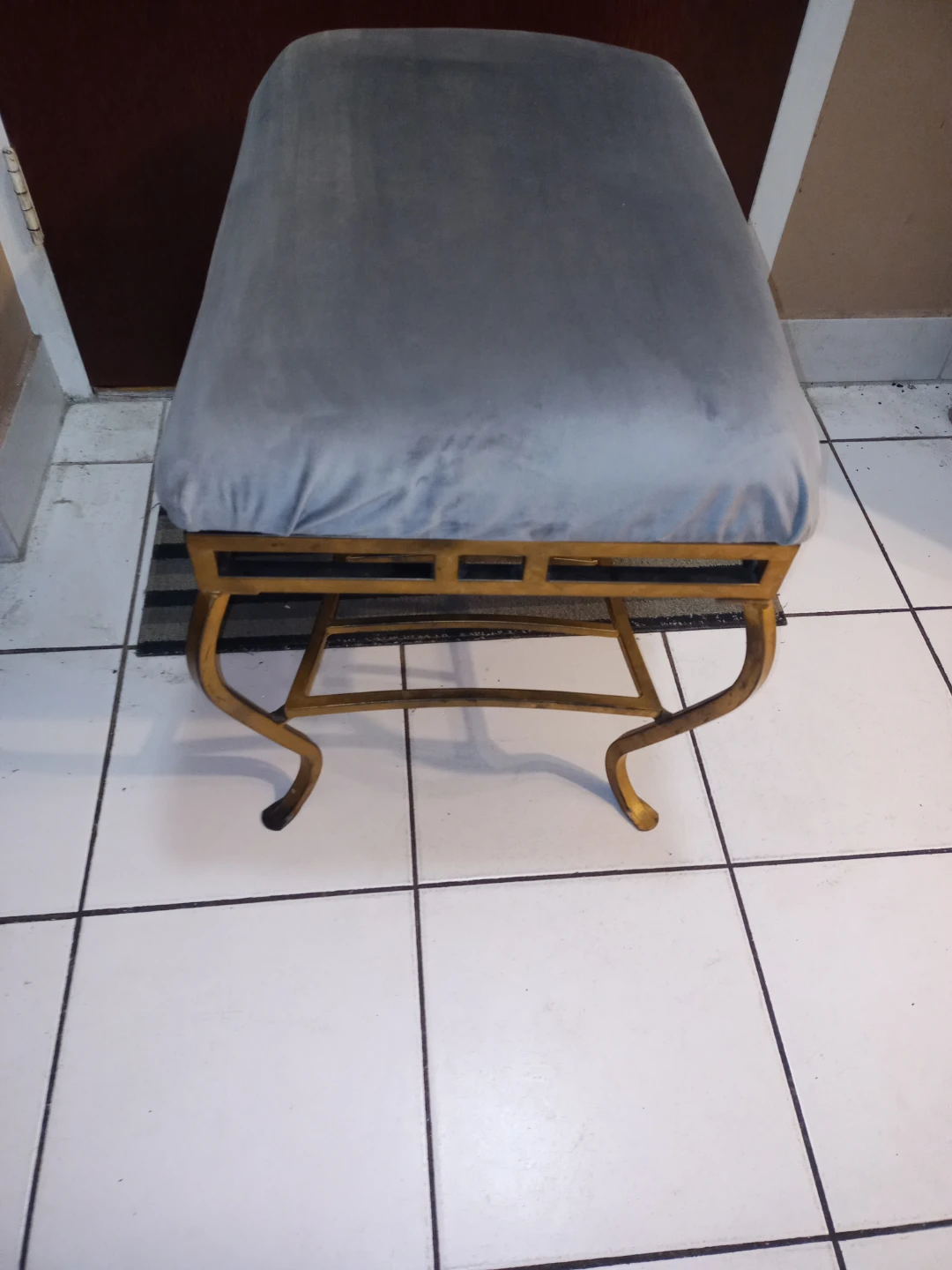 Metal Bench Or Foot Stool - photo 2