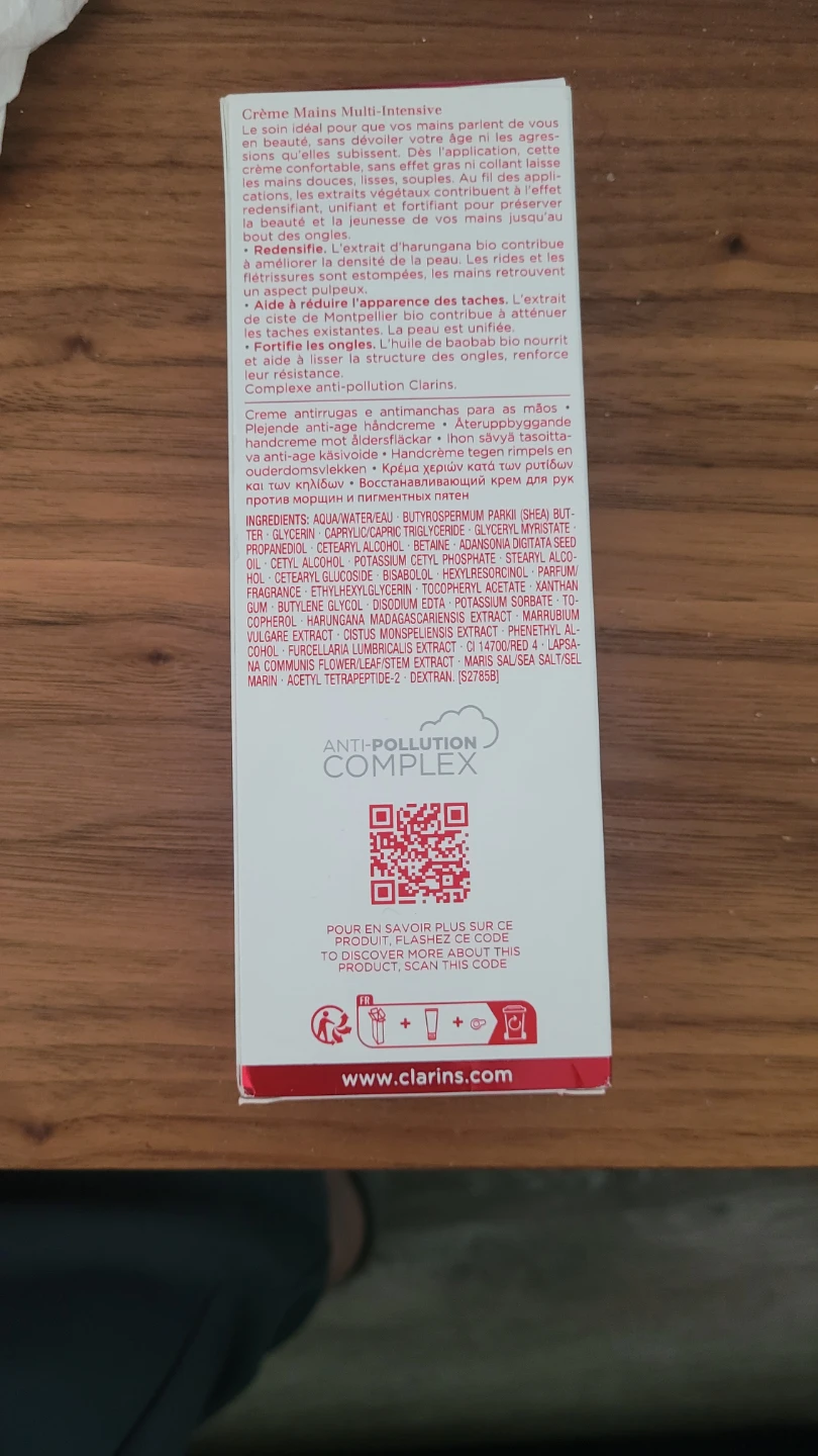 Clarins Super Restorative Hand Cream 100 mL - photo 2