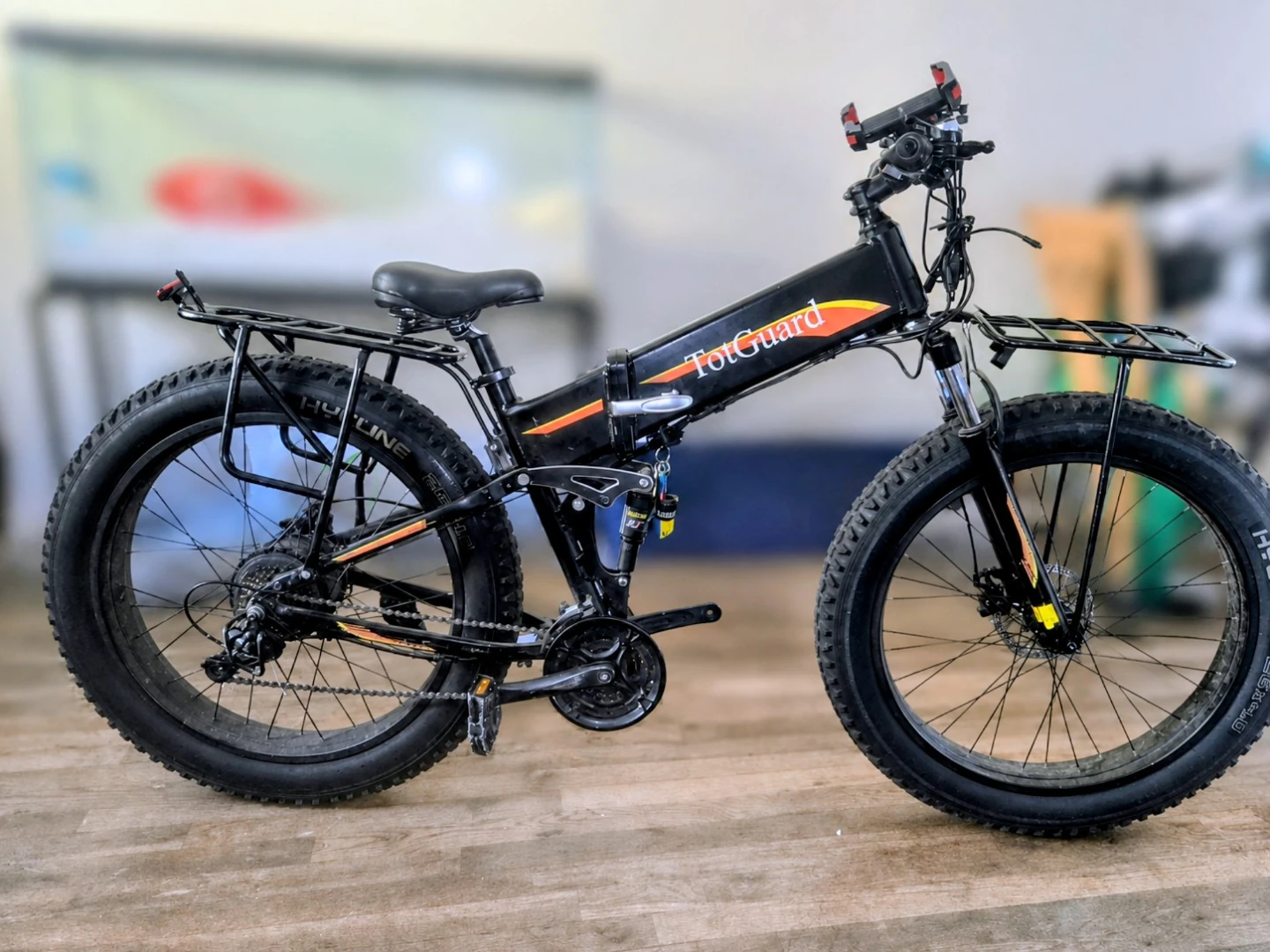 TotGuard Fat Tire Folding Electric Bike