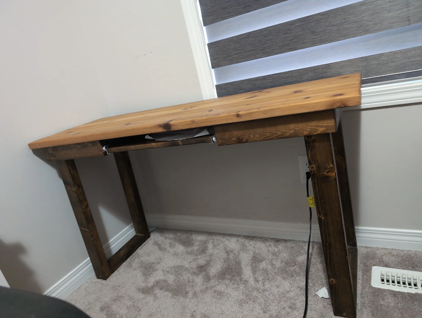 Solid Wood Desk with table - photo 2