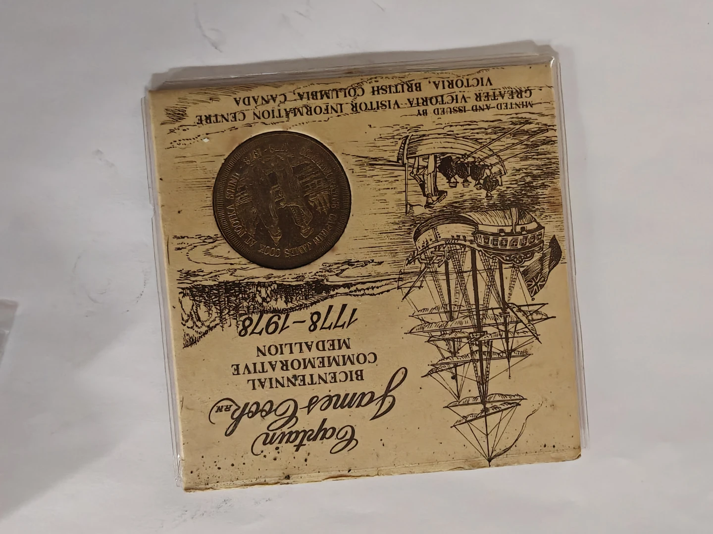 Captain James Cook Bicentennial Medallion 1778-1978 - photo 5