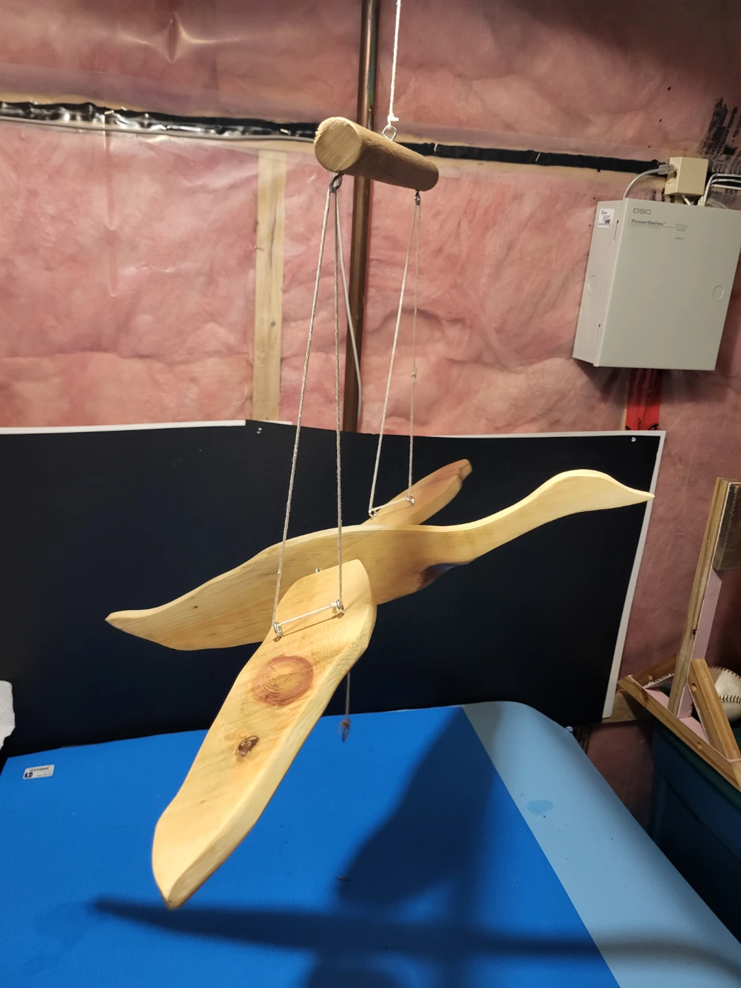 Artisan Flying Goose/ Duck Mobile Decor