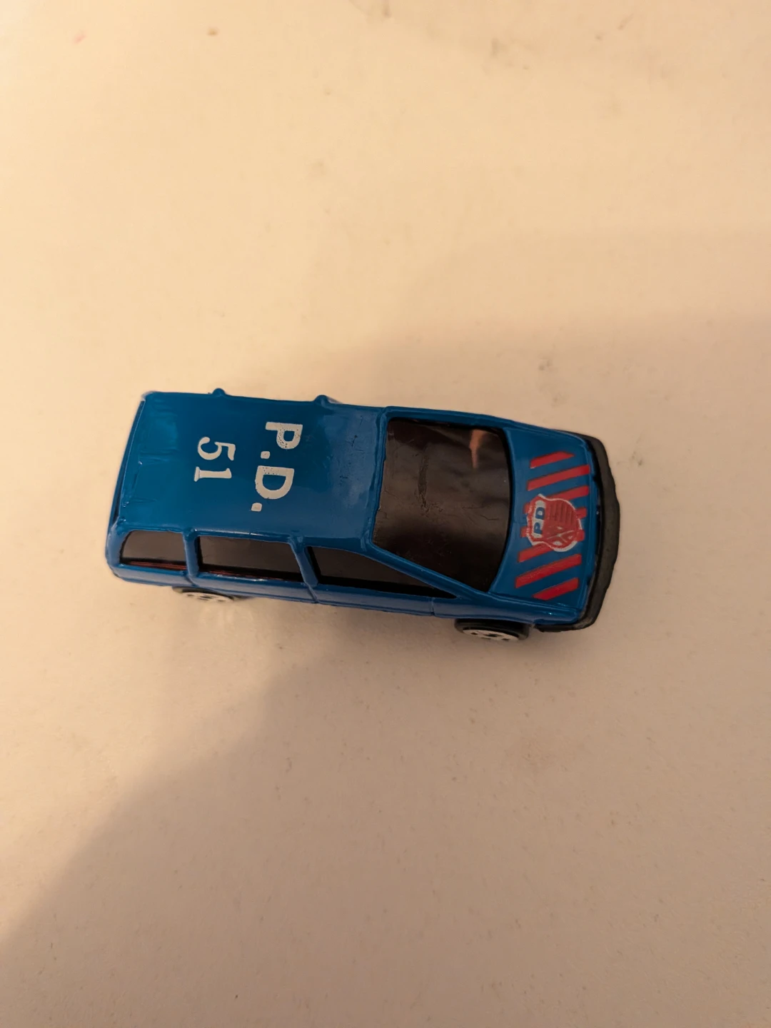 Blue P.D. 51 Toy Police Car - photo 3