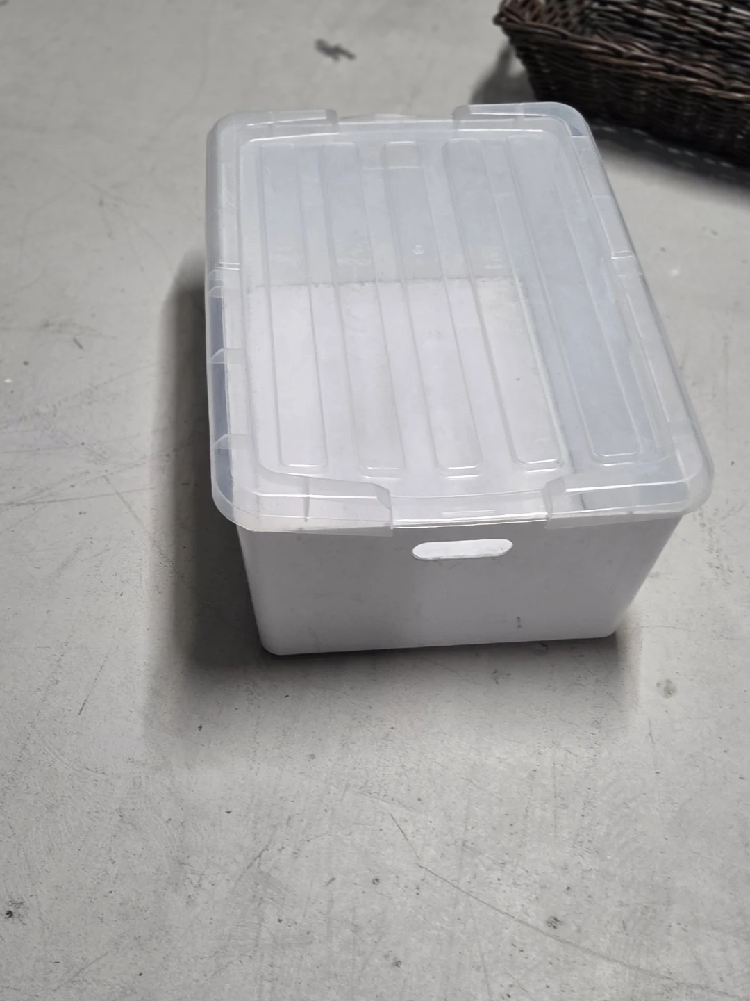 Plastic Storage Bin with Lid